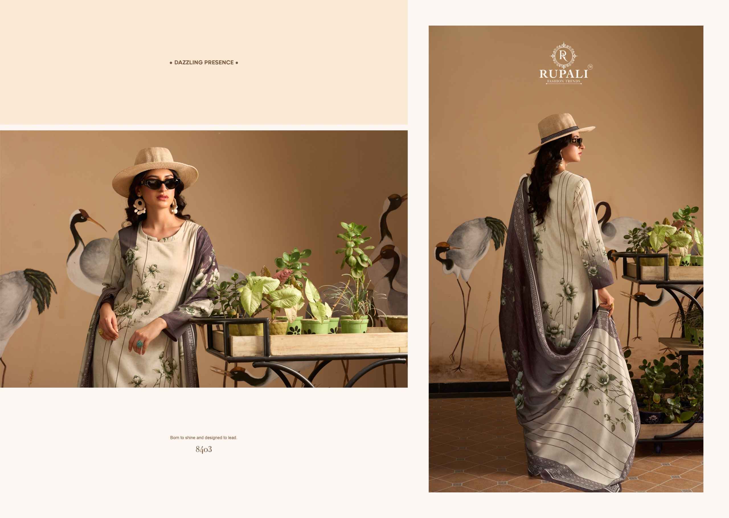 Rupali Fashion Portfolio Jam Satin Dress Material (4 pcs Catalogue)
