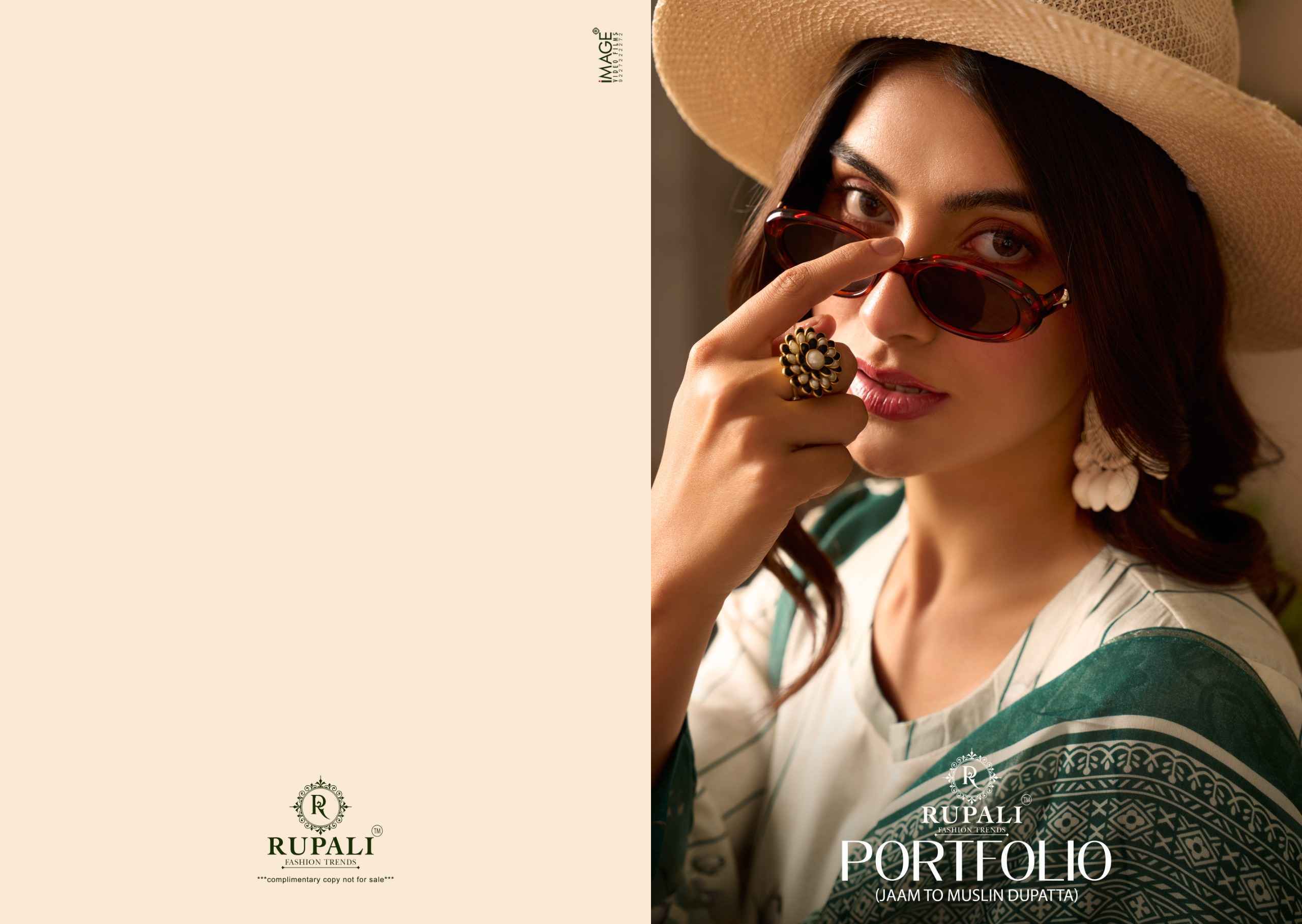 Rupali Fashion Portfolio Jam Satin Dress Material (4 pcs Catalogue)