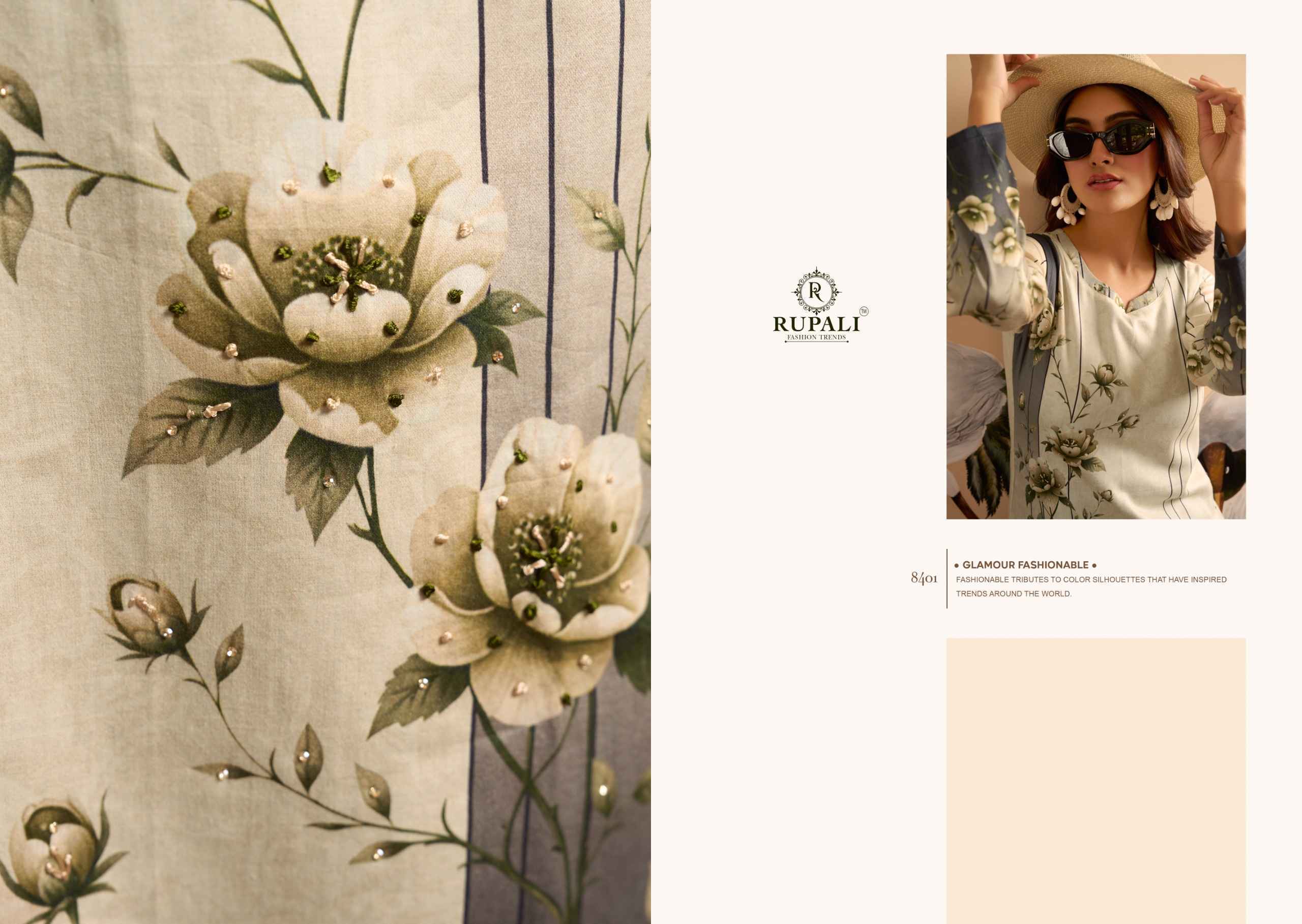 Rupali Fashion Portfolio Jam Satin Dress Material (4 pcs Catalogue)