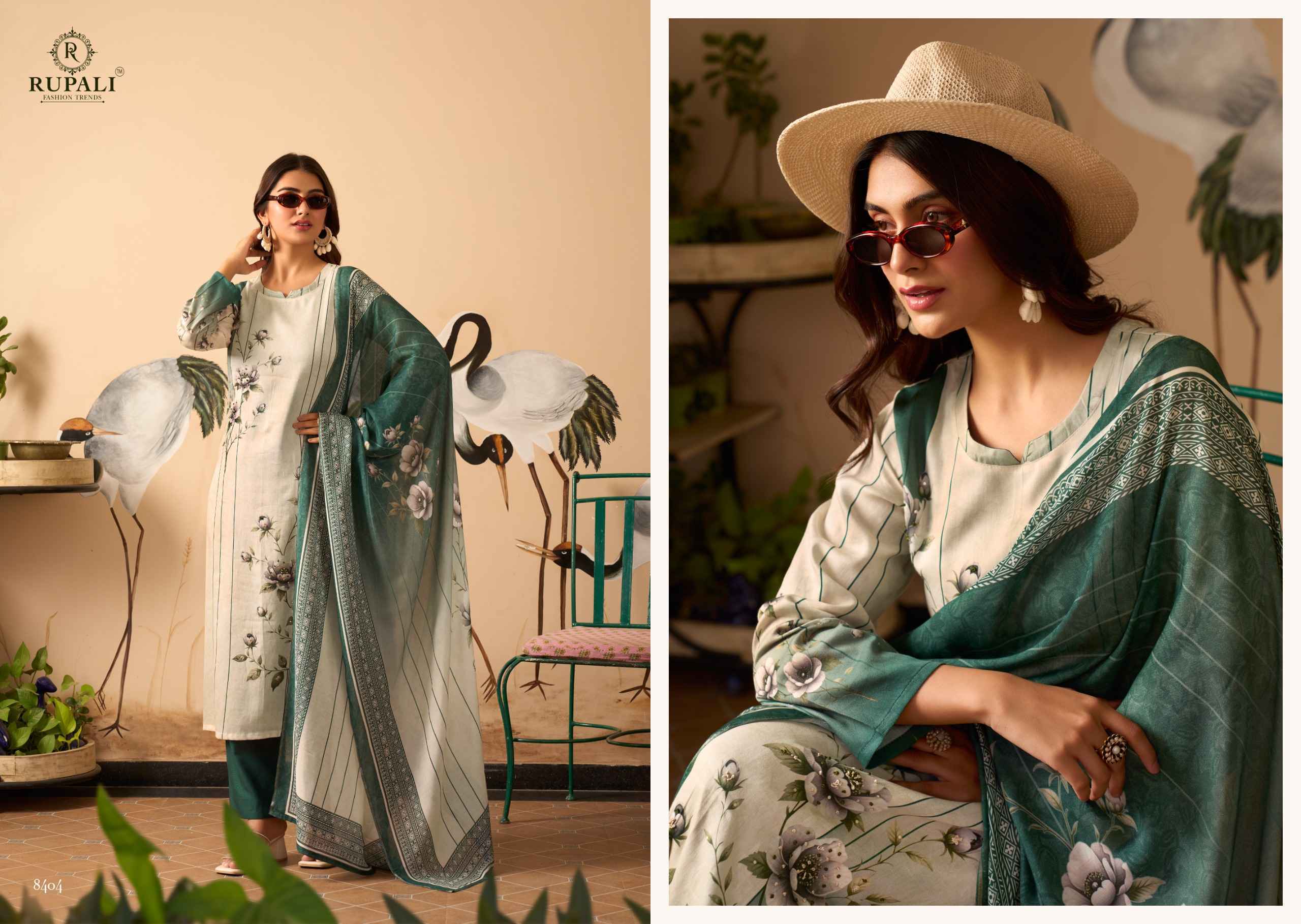 Rupali Fashion Portfolio Jam Satin Dress Material (4 pcs Catalogue)