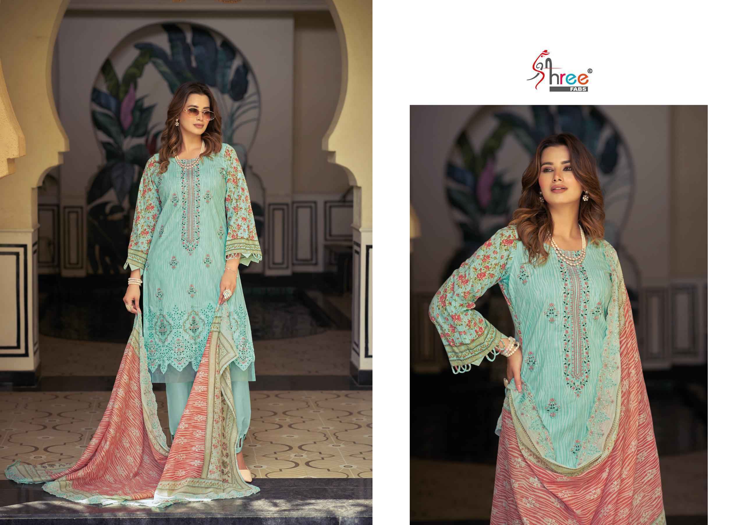 Shree Fabs Bin Saeed Lawn Collection Vol-29 Cotton Dress Material (6 pcs Catalogue)