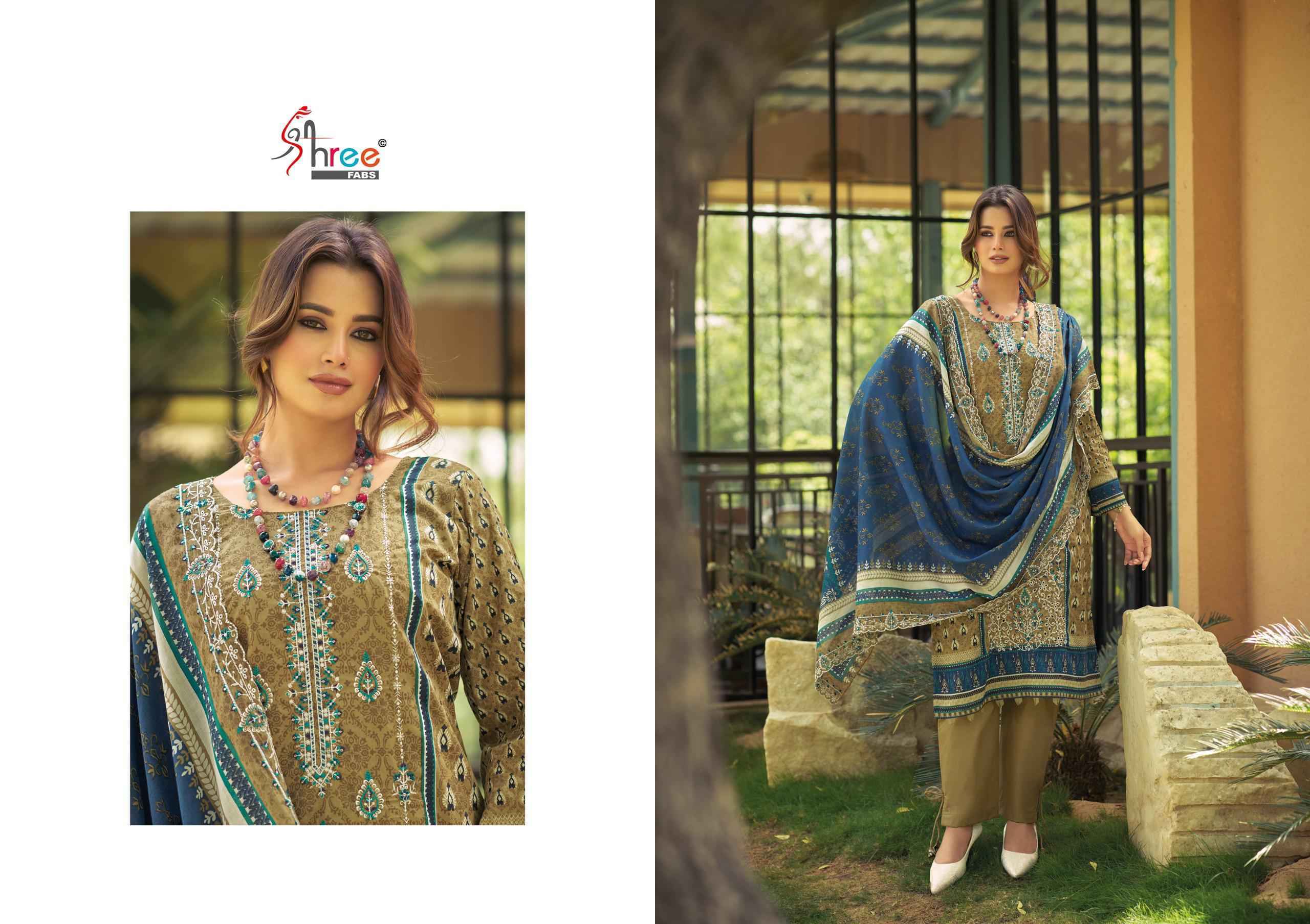 Shree Fabs Bin Saeed Lawn Collection Vol-29 Cotton Dress Material (6 pcs Catalogue)