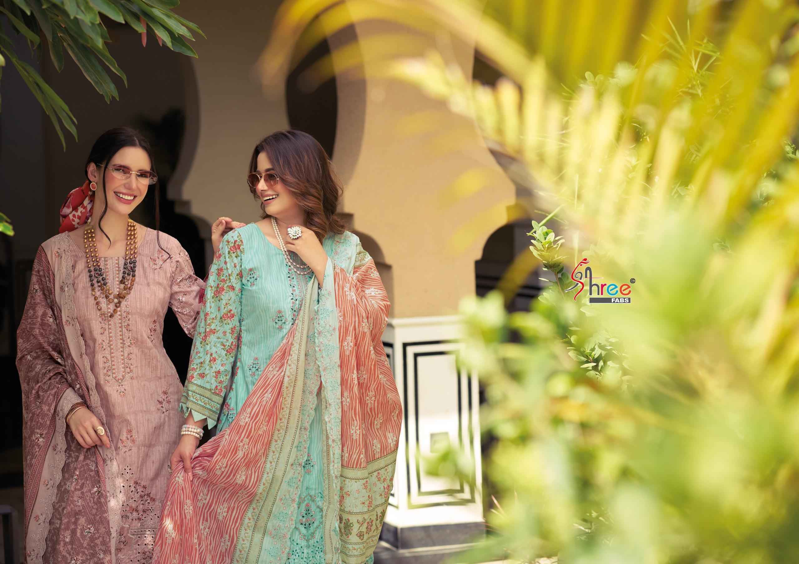 Shree Fabs Bin Saeed Lawn Collection Vol-29 Cotton Dress Material (6 pcs Catalogue)