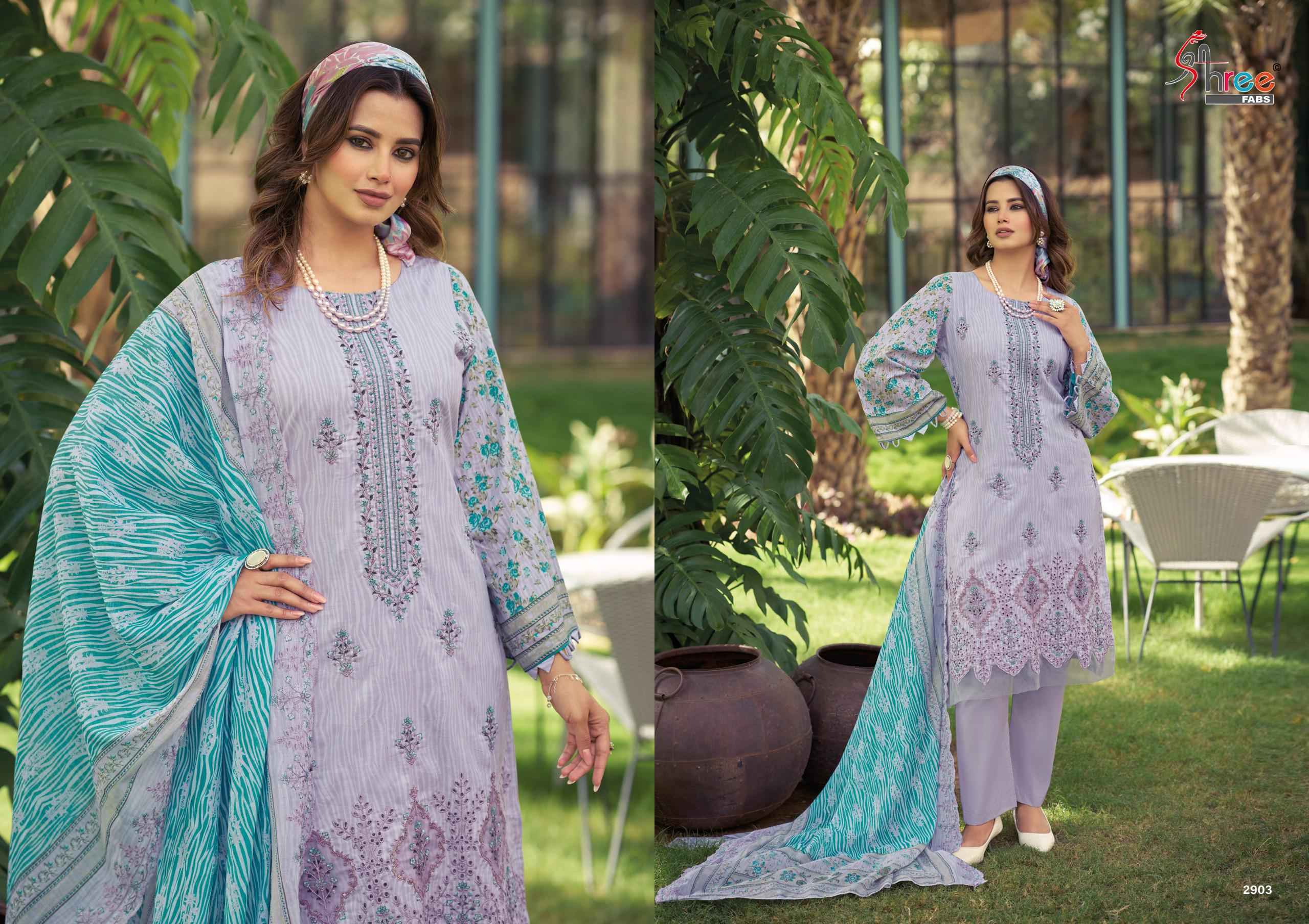 Shree Fabs Bin Saeed Lawn Collection Vol-29 Cotton Dress Material (6 pcs Catalogue)