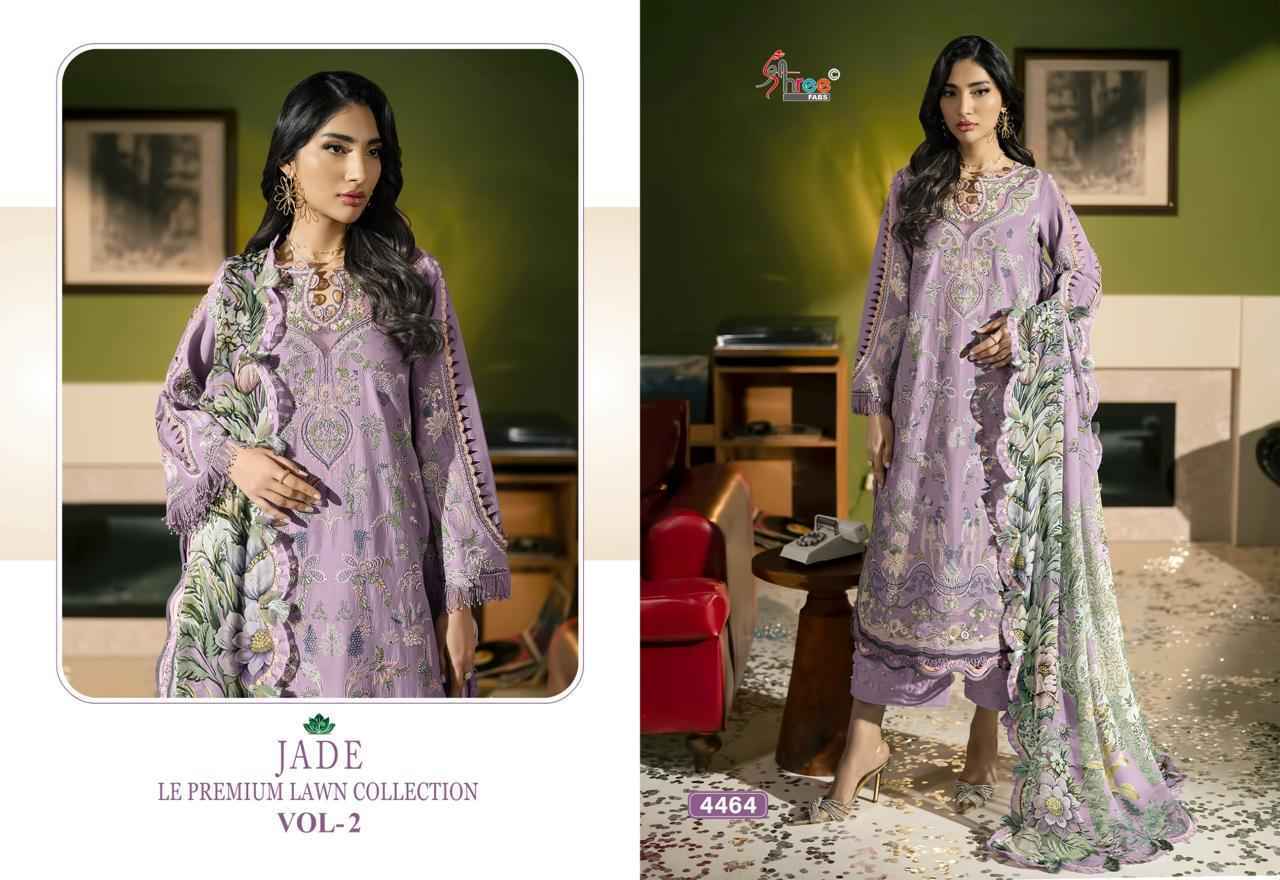 Shree Fabs Jade Le Premium Lawn Collection Vol-2 Cotton Dress Material (6 pcs Catalogue)