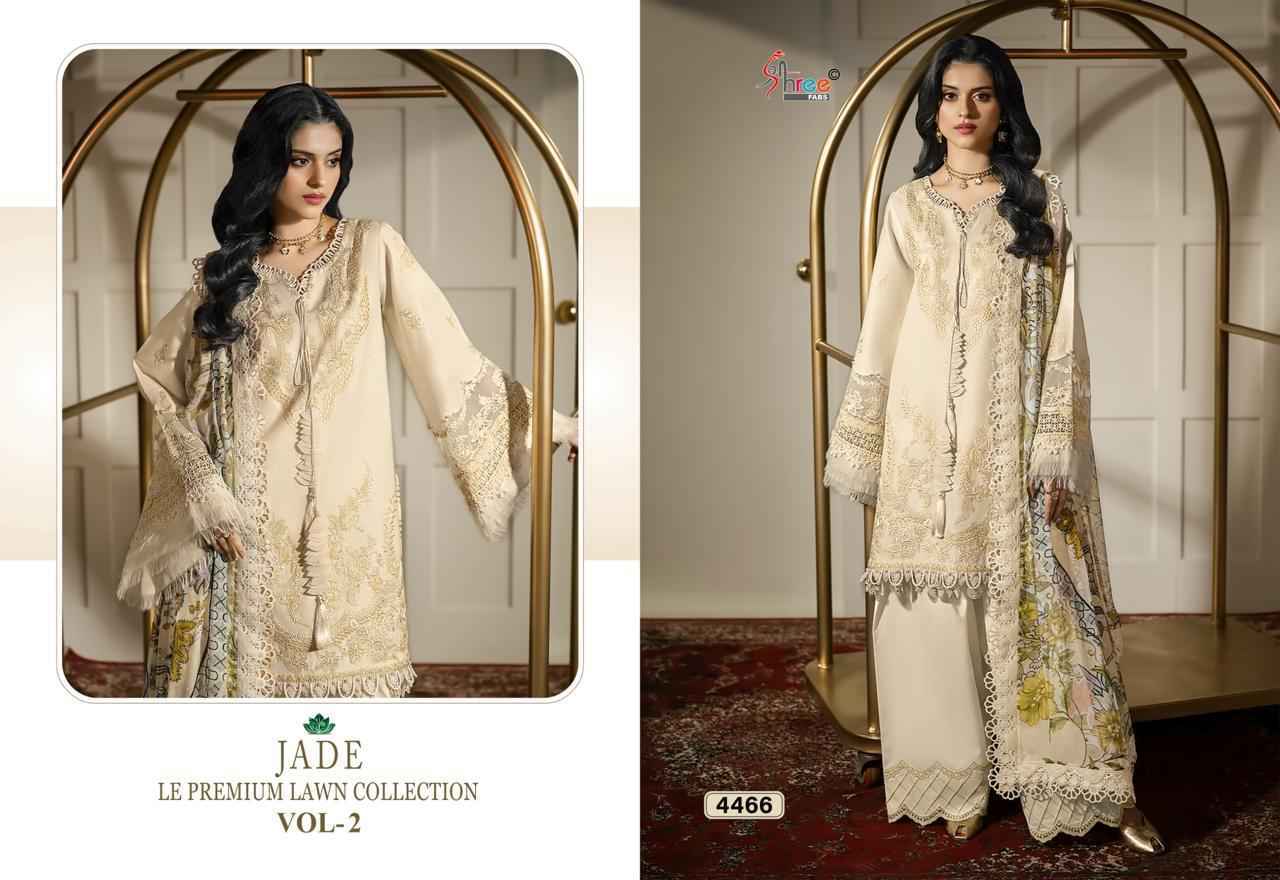 Shree Fabs Jade Le Premium Lawn Collection Vol-2 Cotton Dress Material (6 pcs Catalogue)