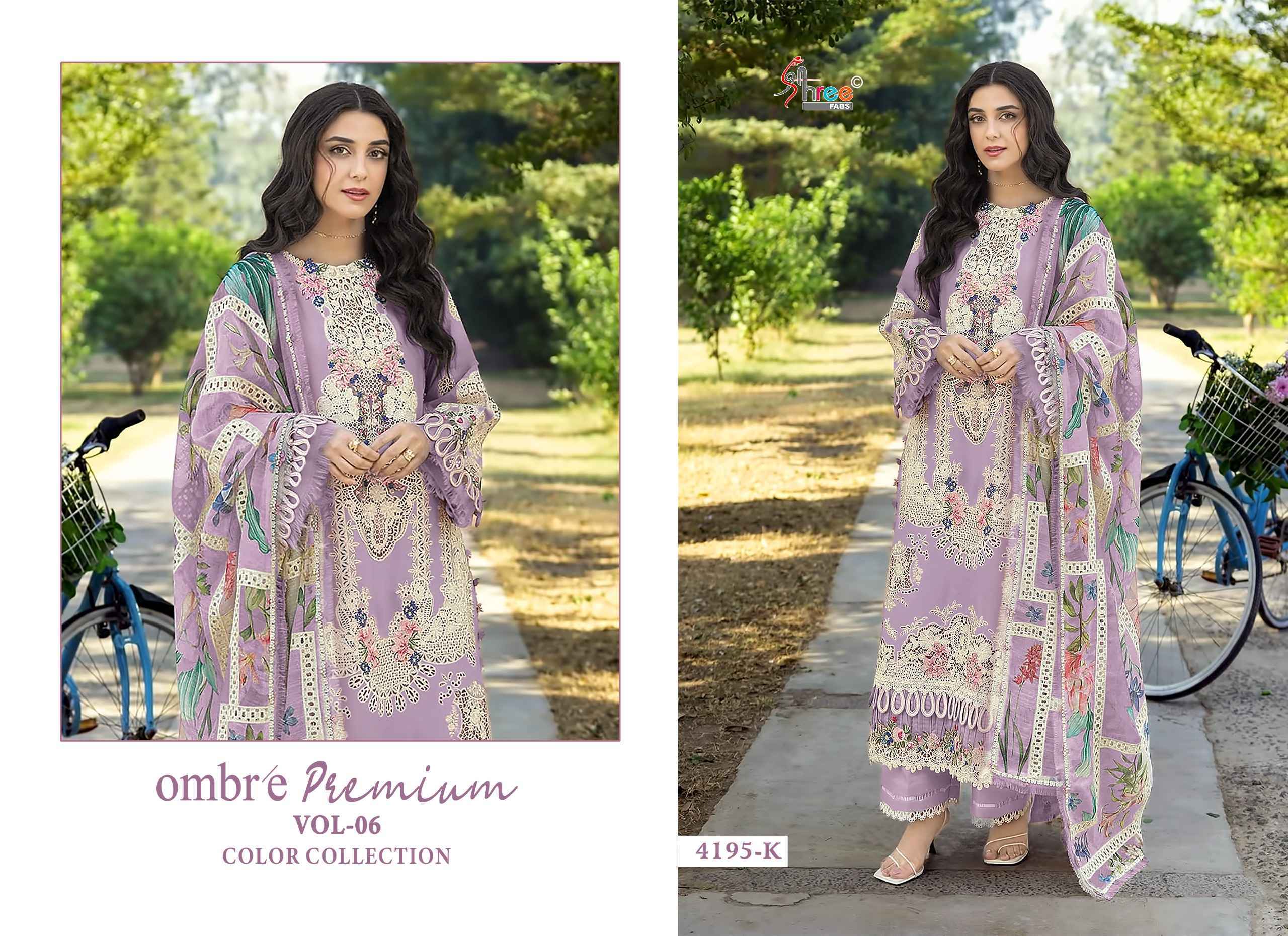 Shree Fabs Ombre Premium Vol-6 Colour Collection Cotton Dress Material (4 pcs Catalogue)