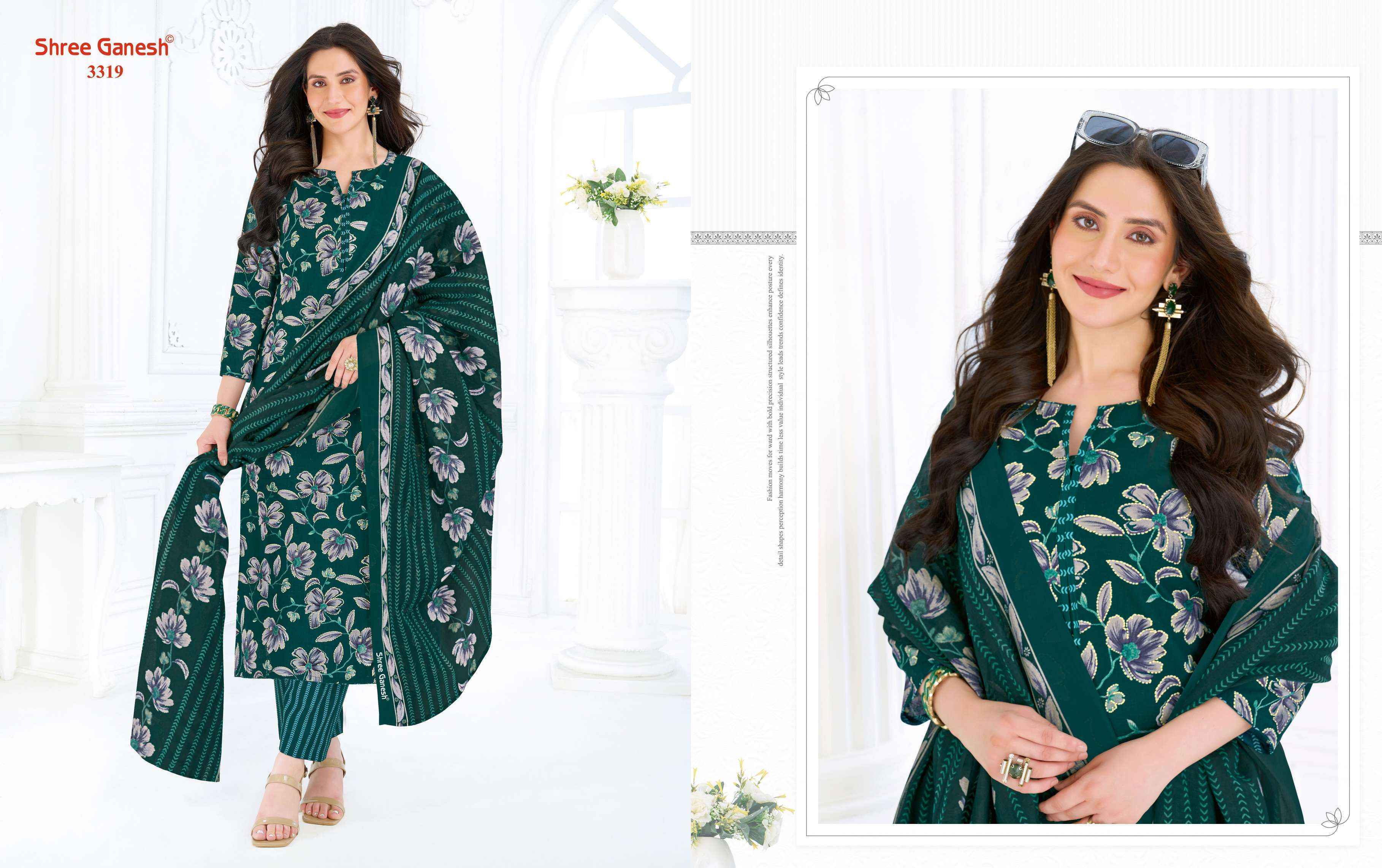 Shree Ganesh Samaiyra Vol-23 Cotton Dress Material (20 pcs catalog)