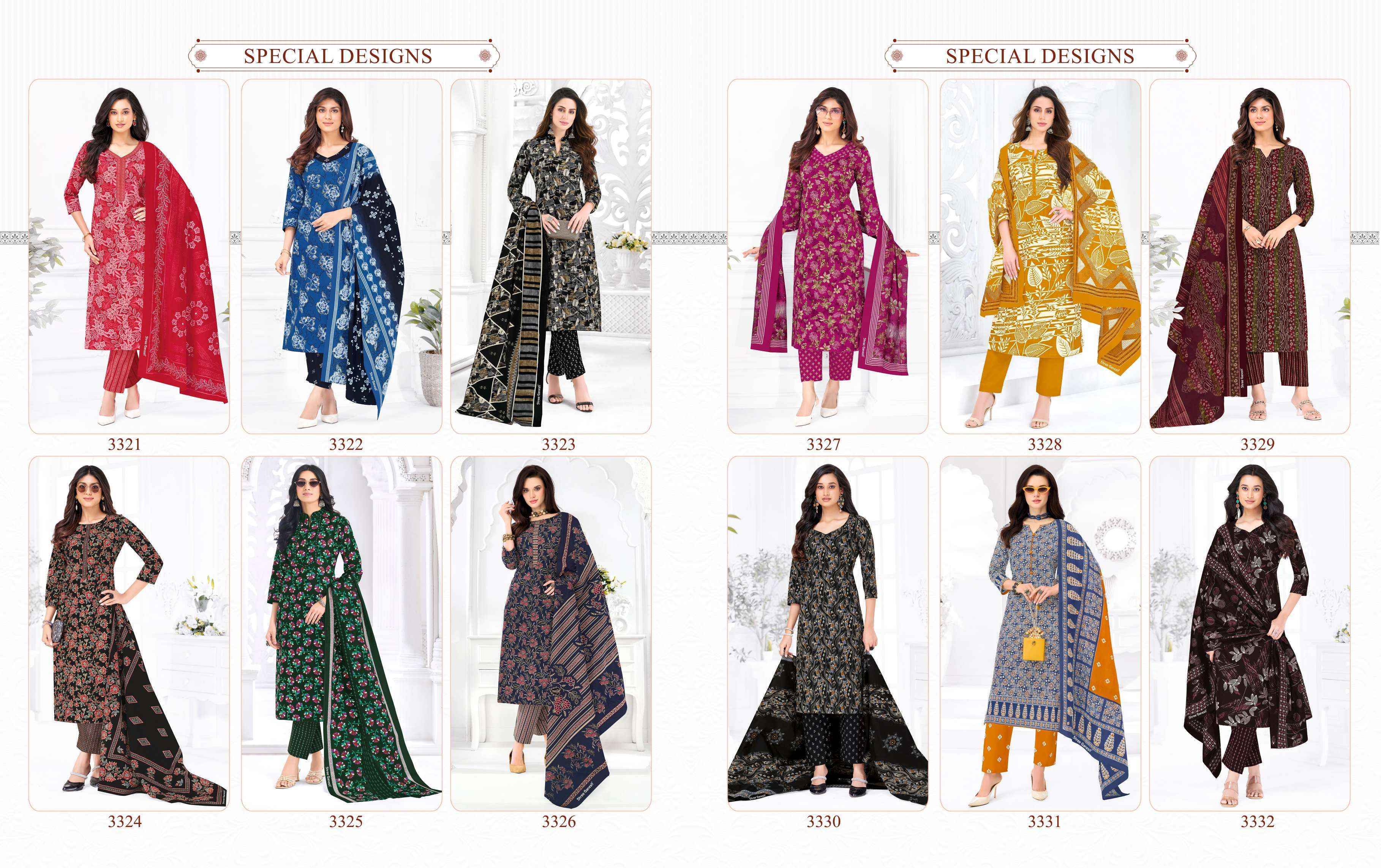 Shree Ganesh Samaiyra Vol-23 Cotton Dress Material (20 pcs catalog)