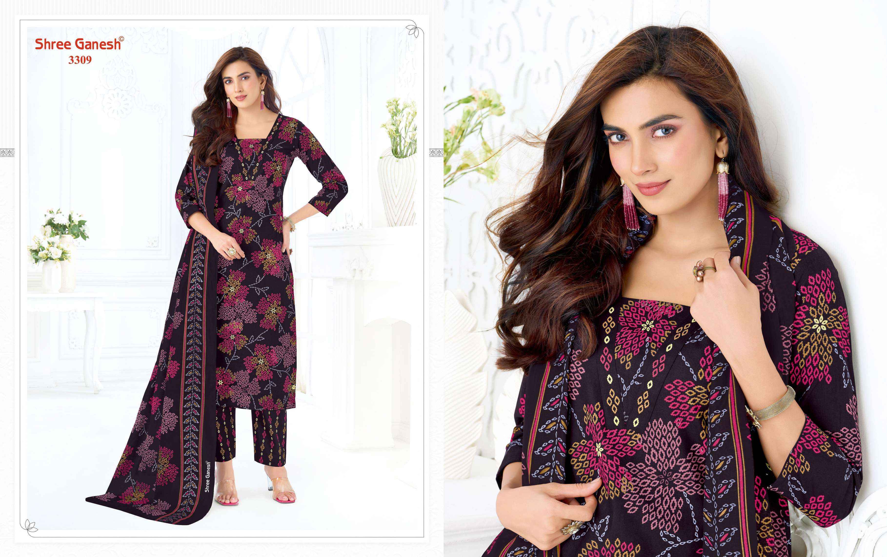 Shree Ganesh Samaiyra Vol-23 Cotton Dress Material (20 pcs catalog)