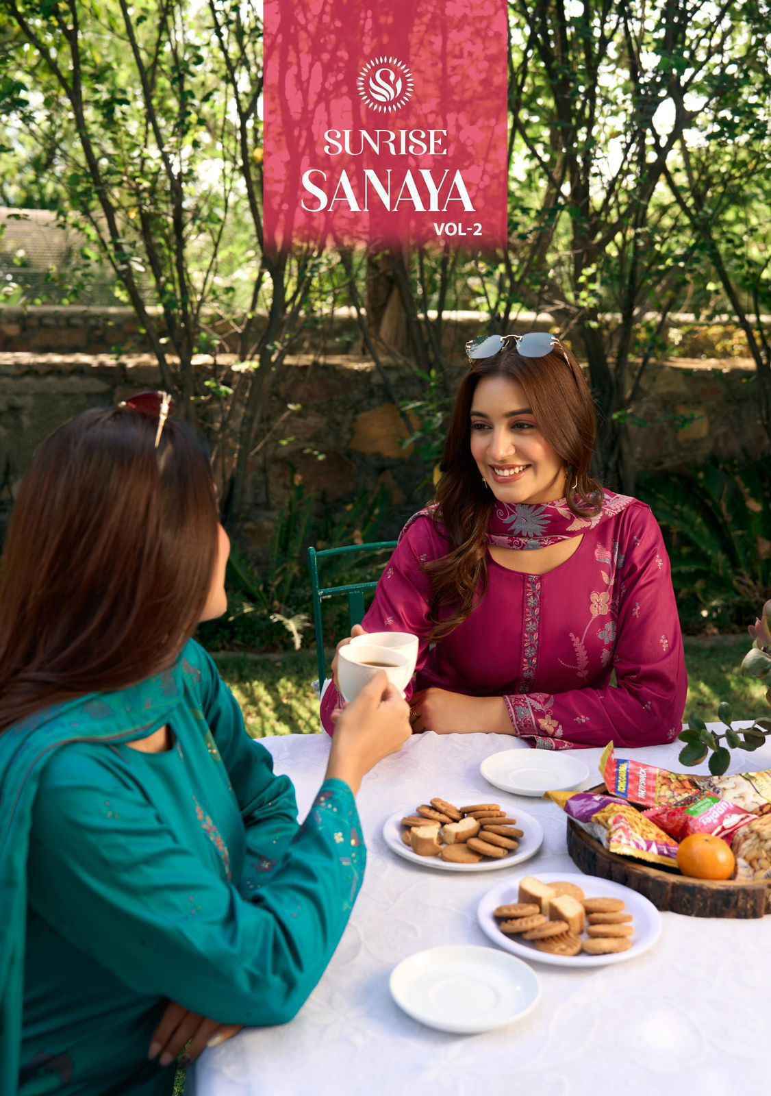 Sunrise Sanaya Vol-2 Jam Satin Dress Material (8 pcs Catalogue)