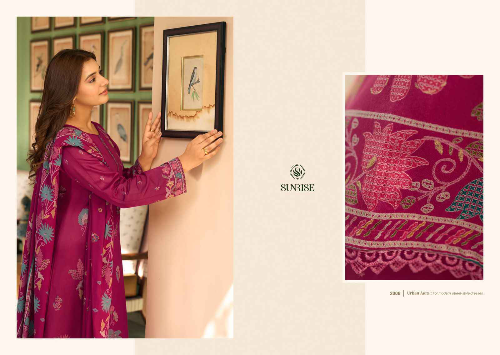 Sunrise Sanaya Vol-2 Jam Satin Dress Material (8 pcs Catalogue)