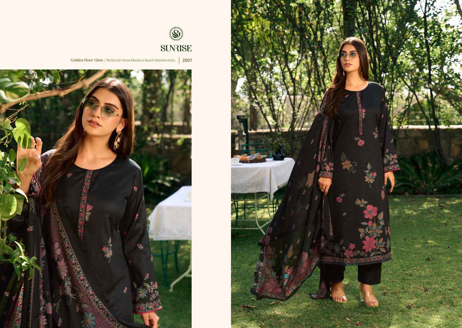 Sunrise Sanaya Vol-2 Jam Satin Dress Material (8 pcs Catalogue)