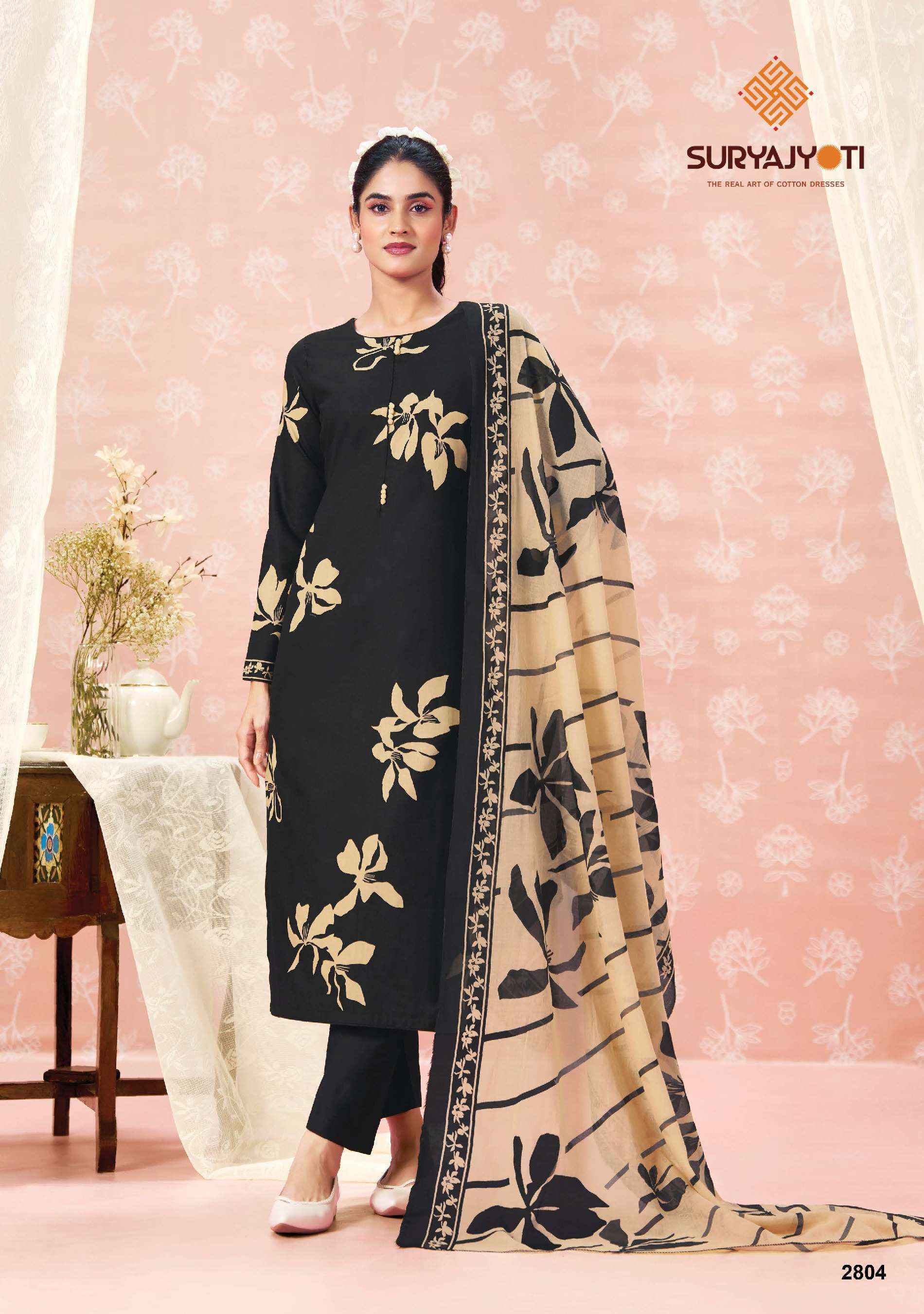Suryajyoti Nargis Vol-28 Cotton Dress Material (10 pcs Catalogue)