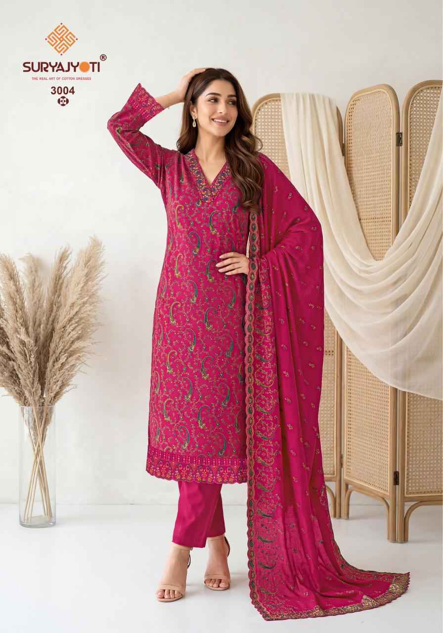 Suryajyoti Pariza Advance Vol-3 Readymade Cotton Dress (8 pcs Catalogue)
