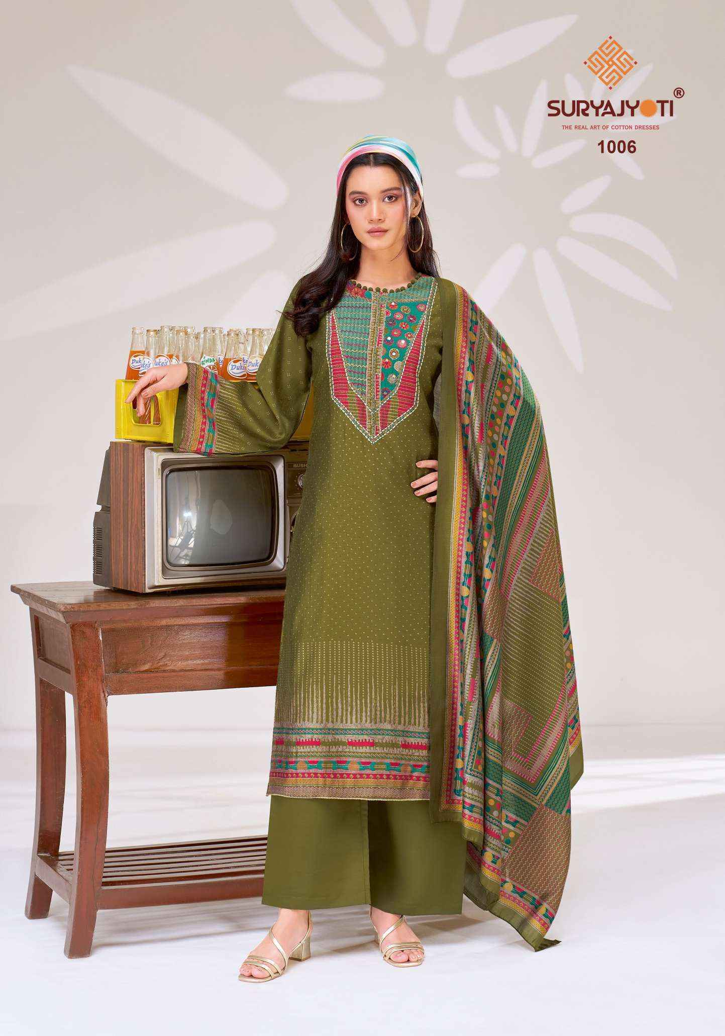 Suryajyoti Prisha Vol-1 Modal Dress Material (6 pcs Catalogue)