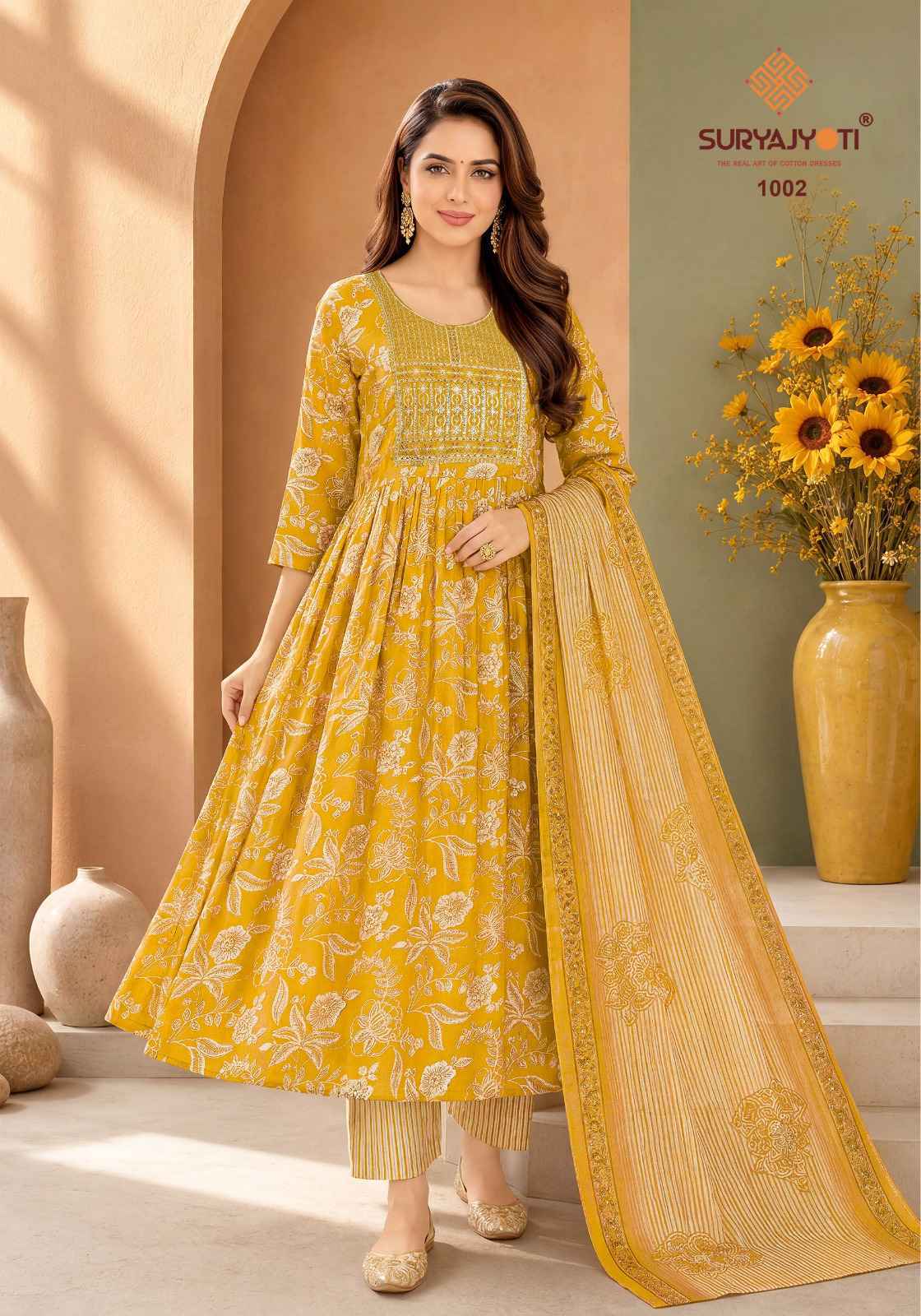 Suryajyoti Ruhani Vol-1 Readymade Rayon Dress (10 pcs Catalogue)