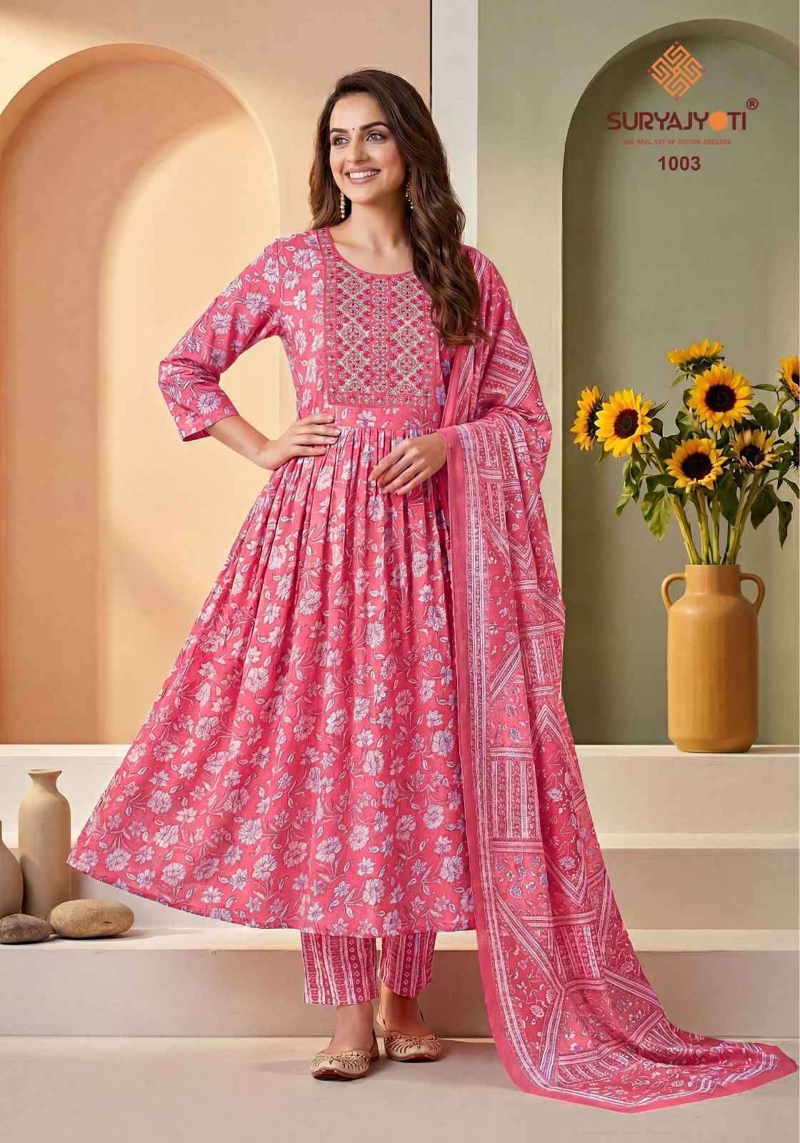 Suryajyoti Ruhani Vol-1 Readymade Rayon Dress (10 pcs Catalogue)