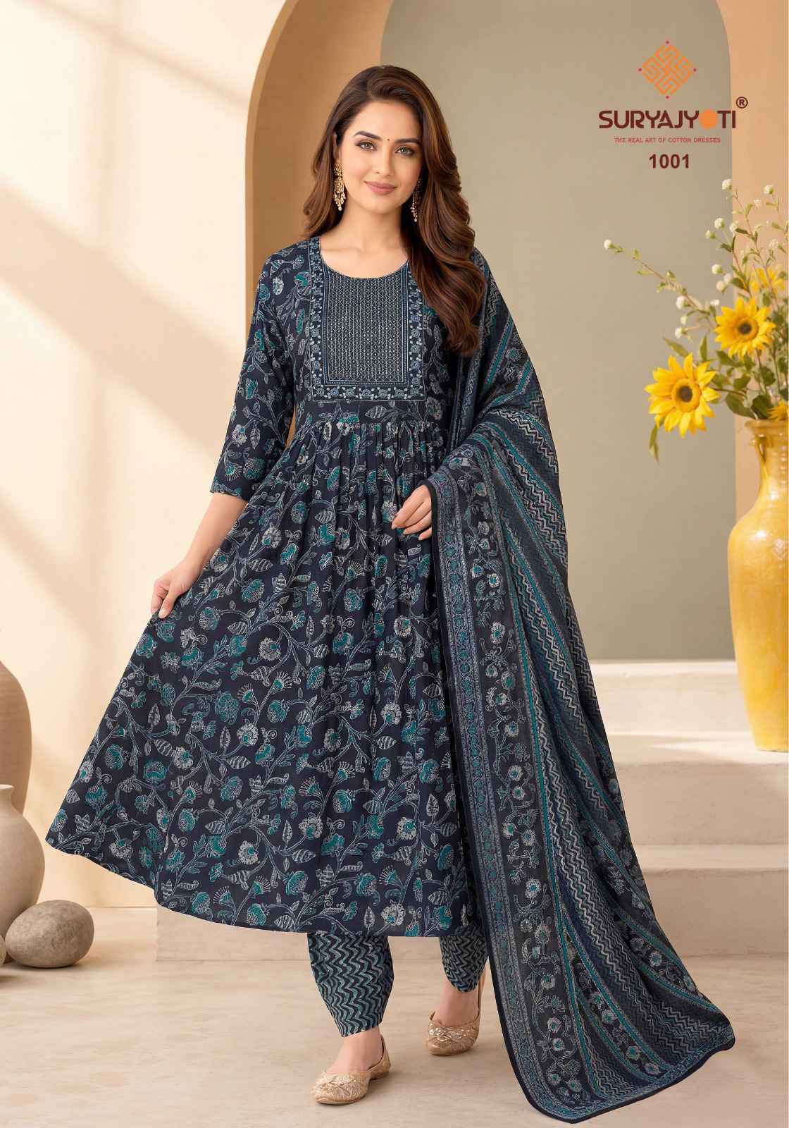 Suryajyoti Ruhani Vol-1 Readymade Rayon Dress (10 pcs Catalogue)