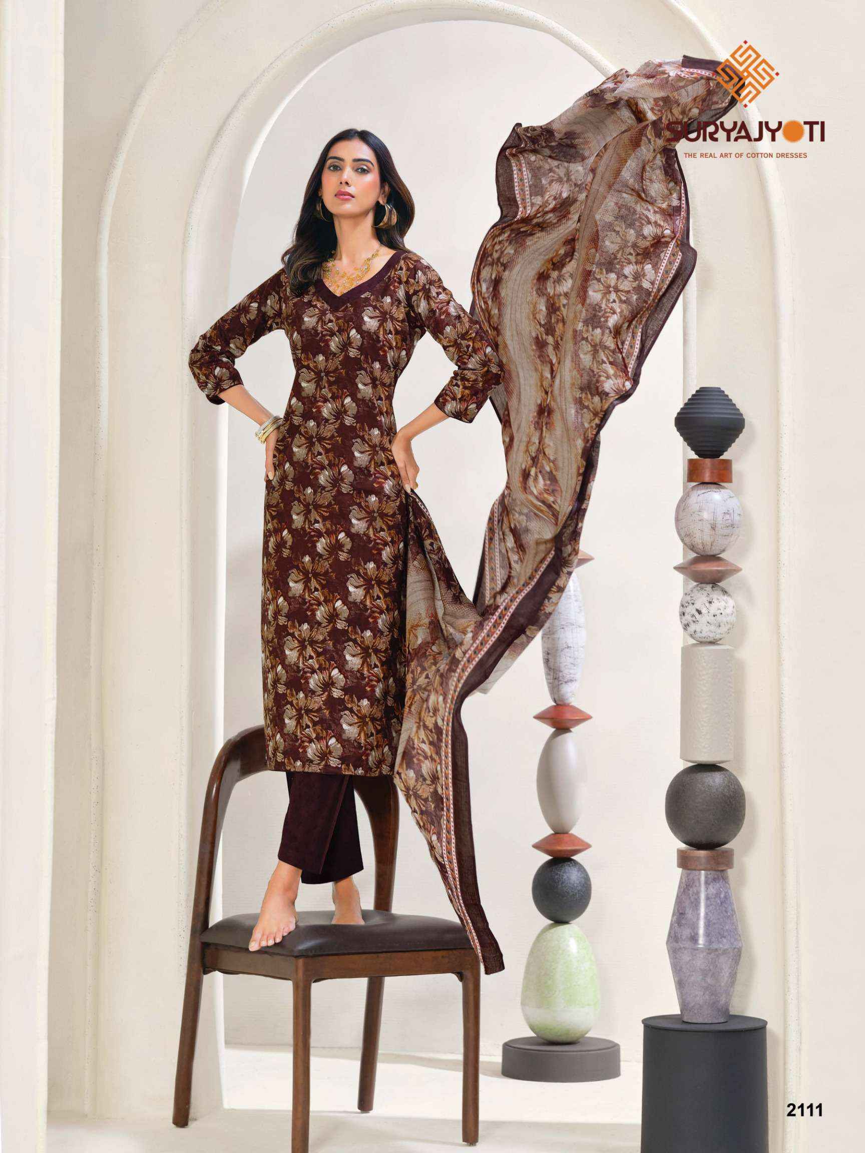 Suryajyoti Zion Cotton Vol-21 Readymade Cotton Dress (16 pcs Catalogue)