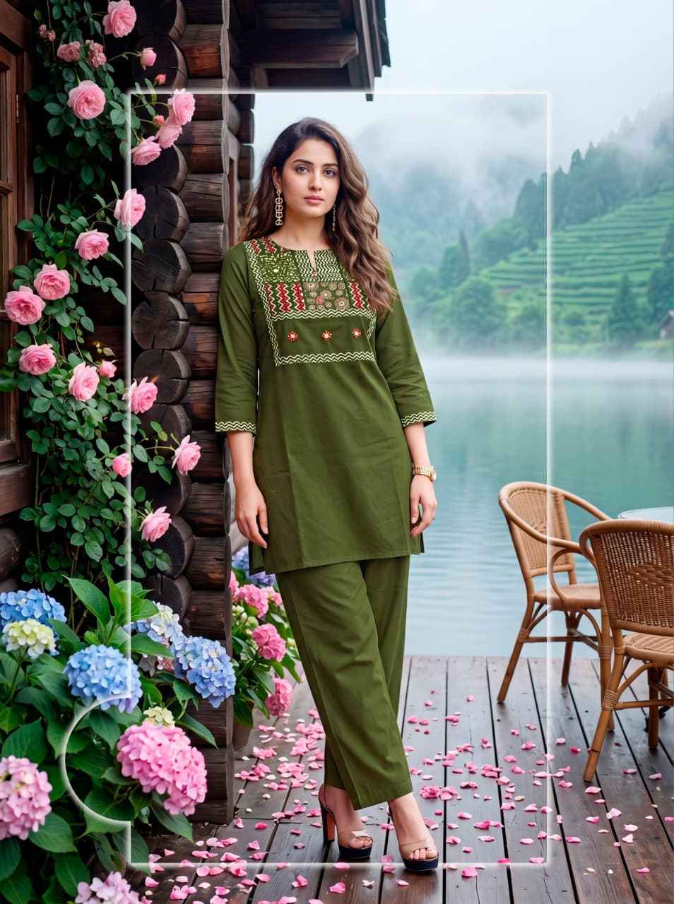 Tips & Tops Senorita Dhabu Cotton Co ord Set (4 pcs Catalogue)