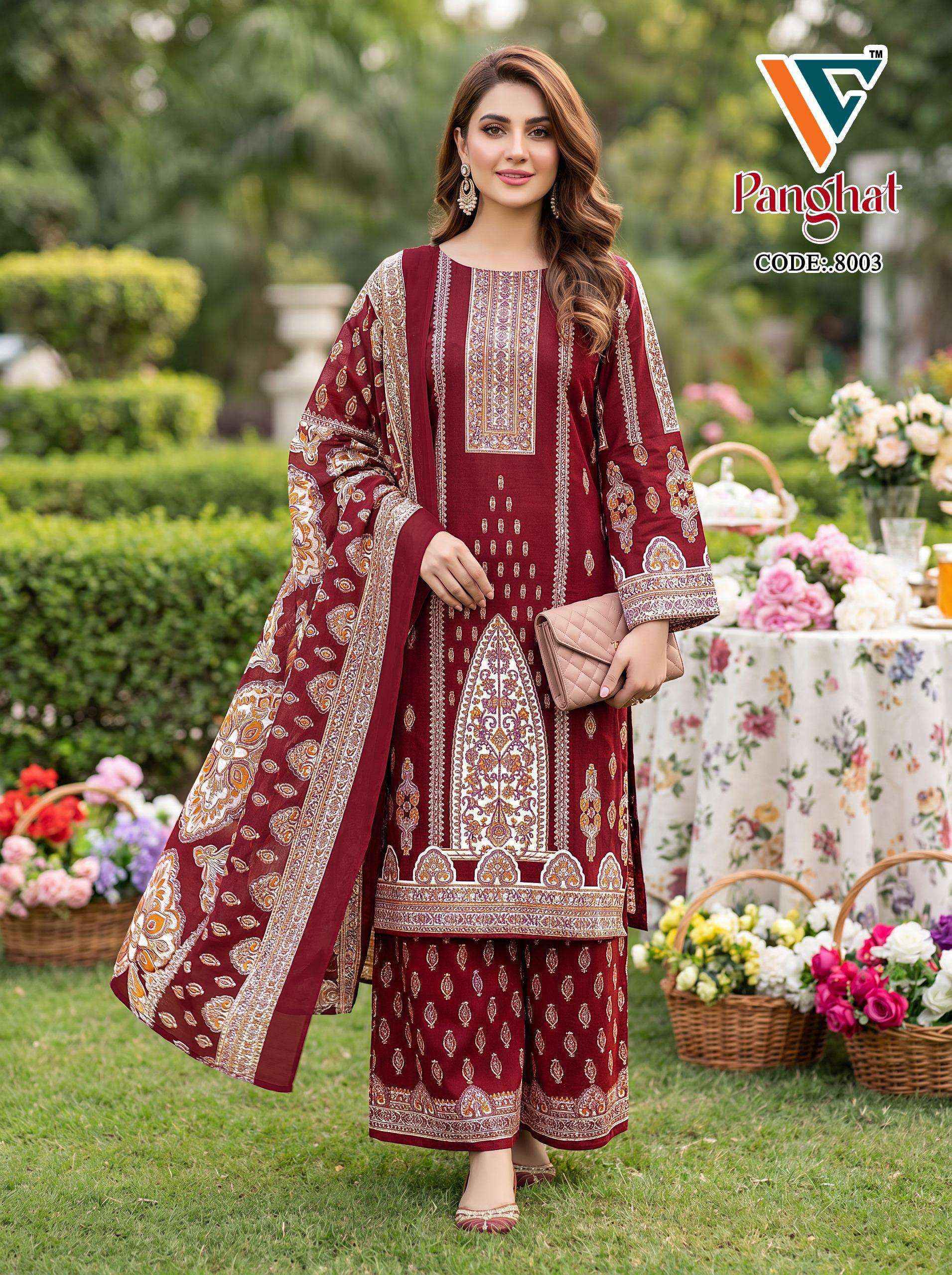 Vandana Creation Panghat Vol-9 Cotton Dress Material (8 pcs Catalogue)