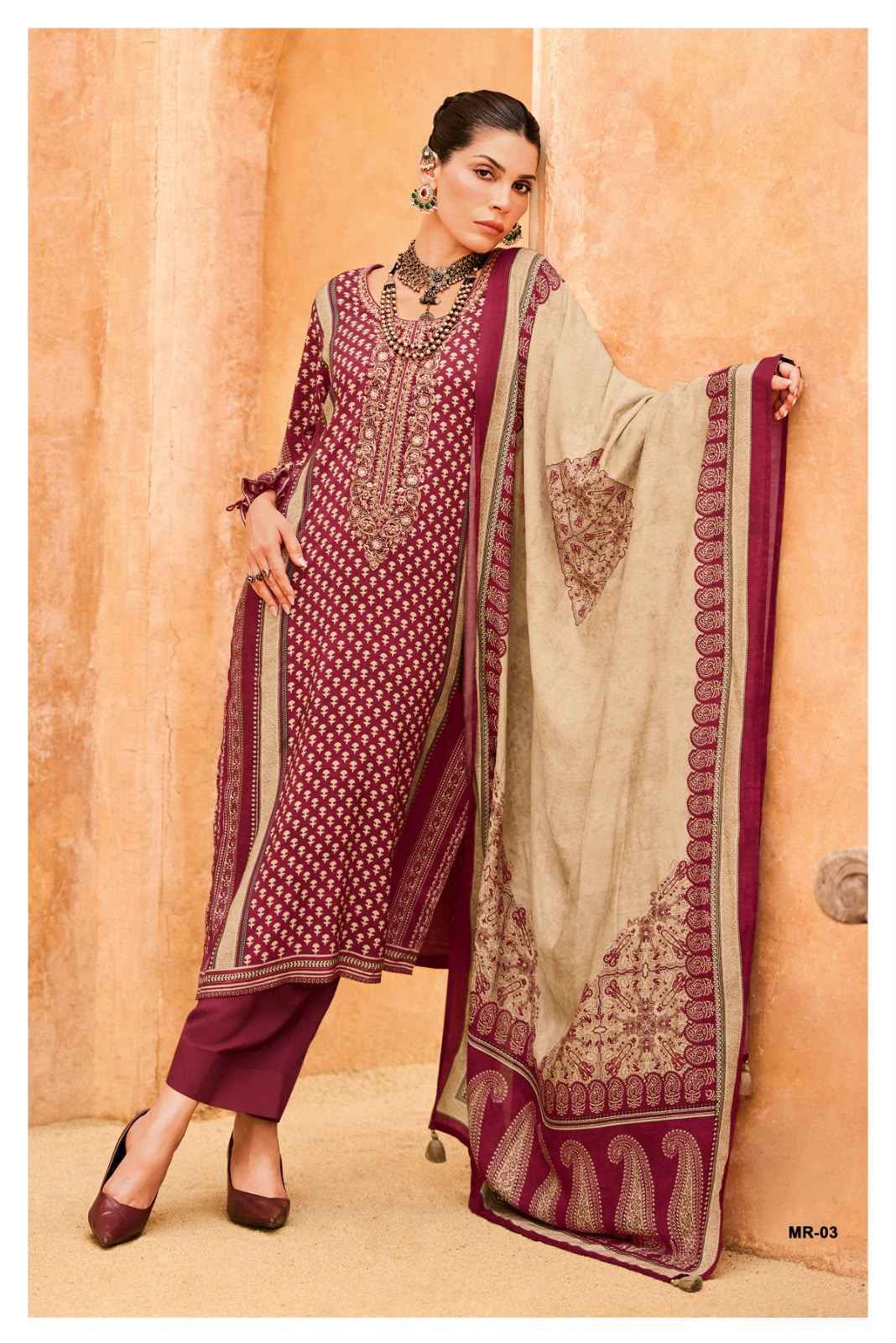 Varshaa Meher Rang Cotton Dress Material (4 pcs Catalogue)