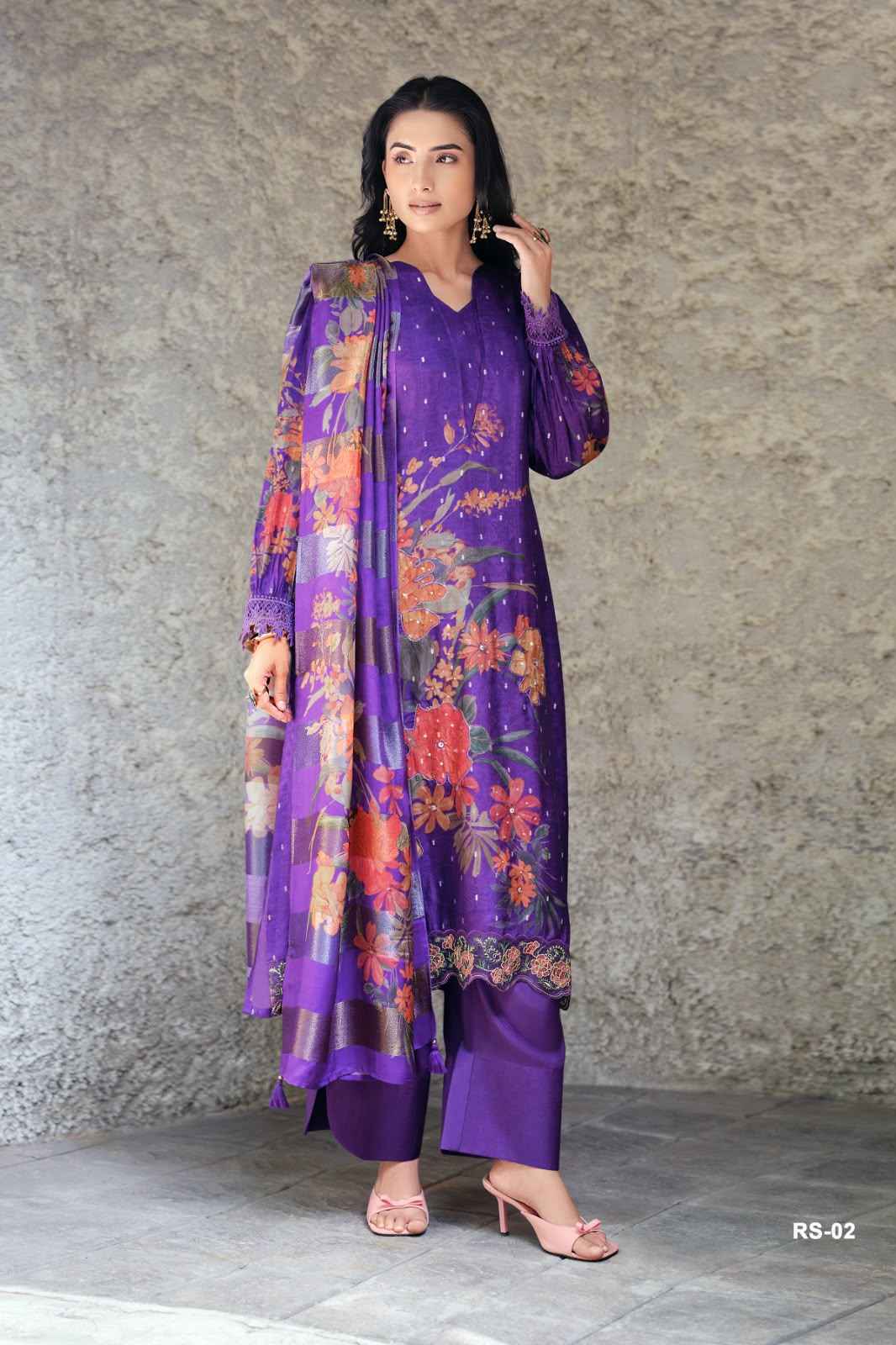 Varshaa Rasa Viscose Dress Material (4 pcs Catalogue)