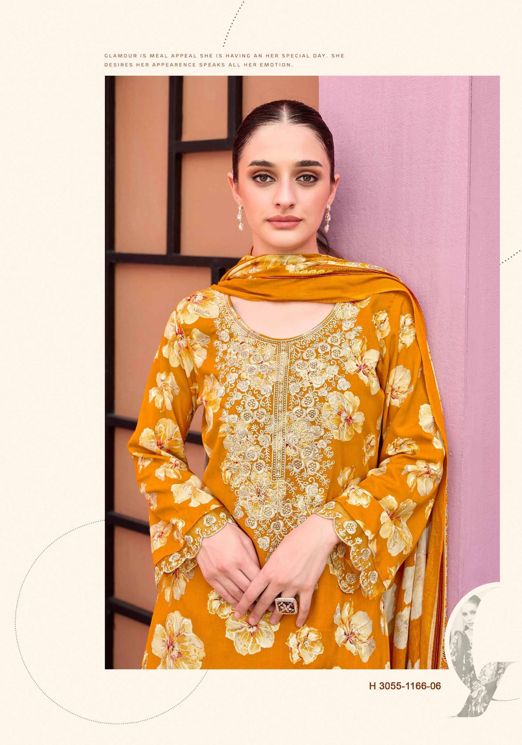 Alok 24 Karat Edition-6 Viscose Reyon Dress Material (6 pcs Catalogue)