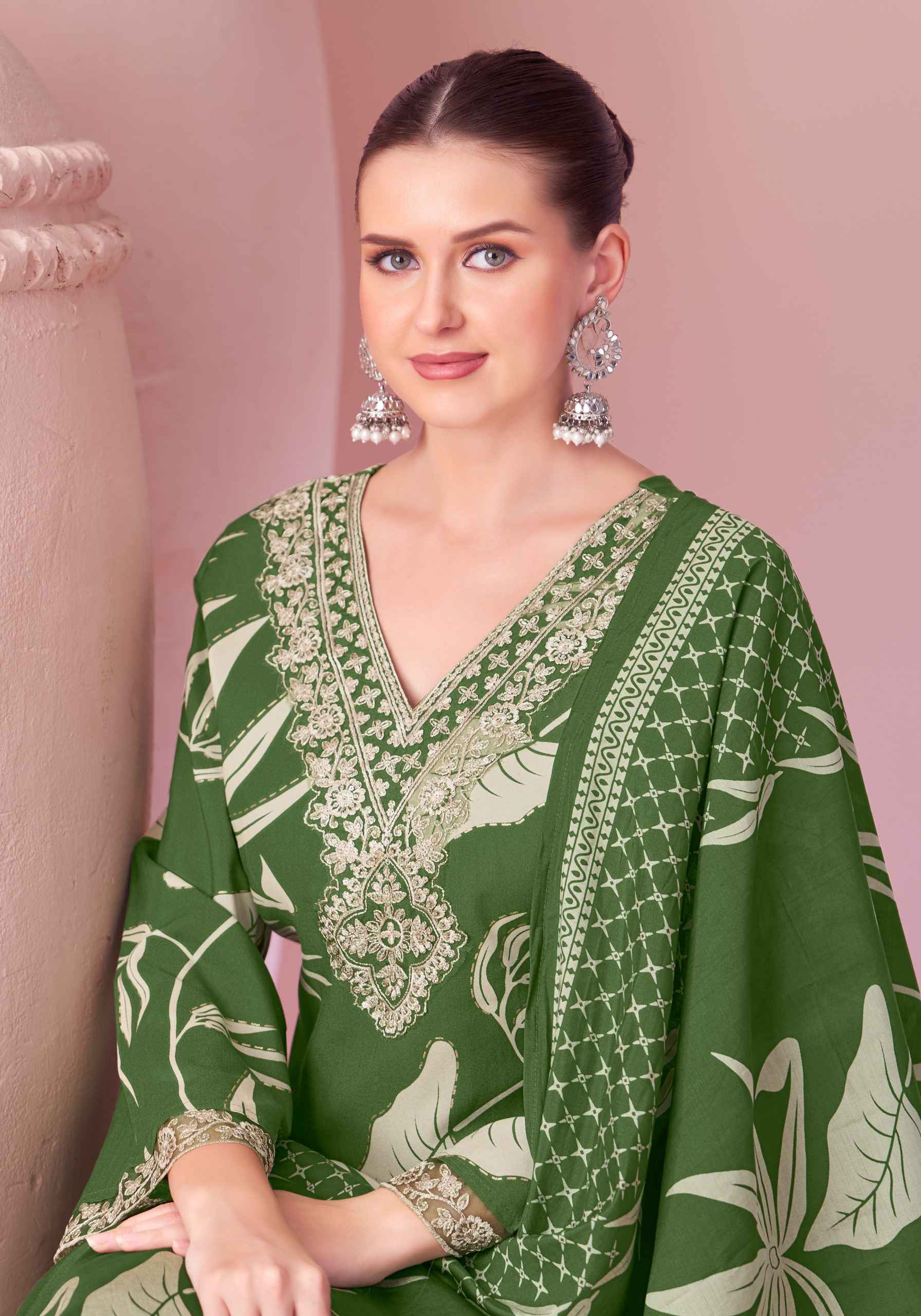 Alok Jade Bagh Viscose Reyon Dress Material 6 pcs Catalogue