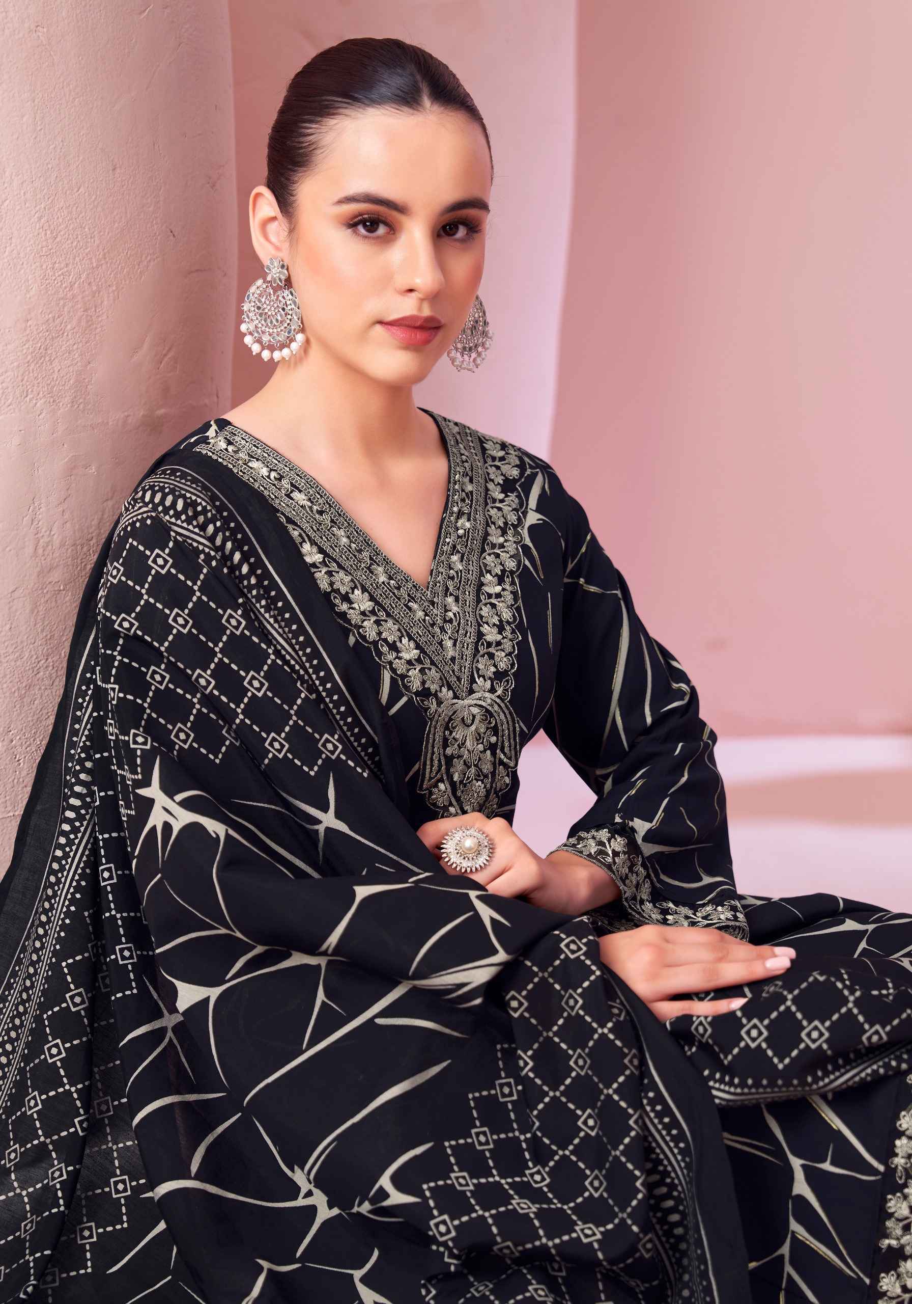 Alok Jade Bagh Viscose Reyon Dress Material 6 pcs Catalogue