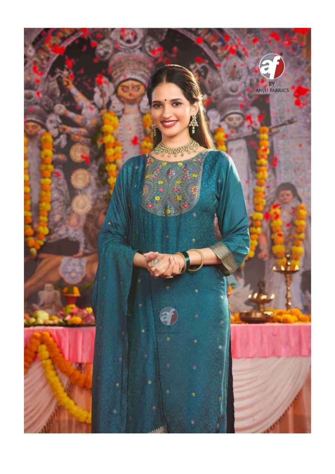 Anju Fabrics Palki Vol-4 Muslin Readymade Suit (6 pcs Catalogue)