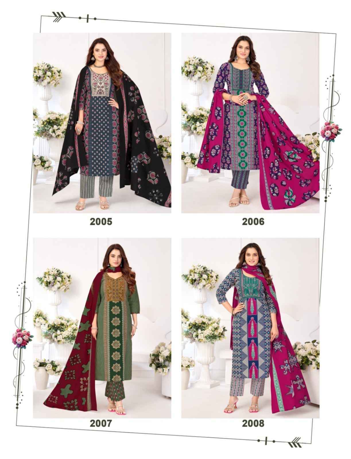 Balaji Kutch Queen Vol 2 Readymade Cotton Dress 8 pcs Catalogue