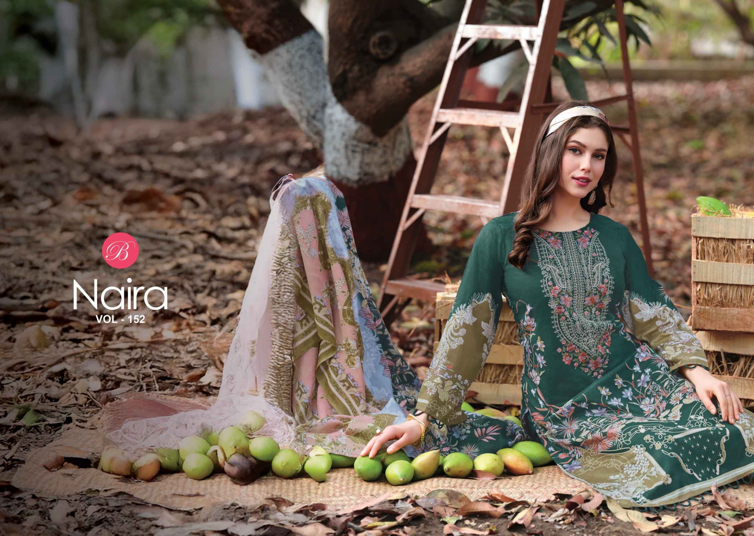 Belliza Naira Vol 152 Cotton Dress Material 8 pcs Cataloge