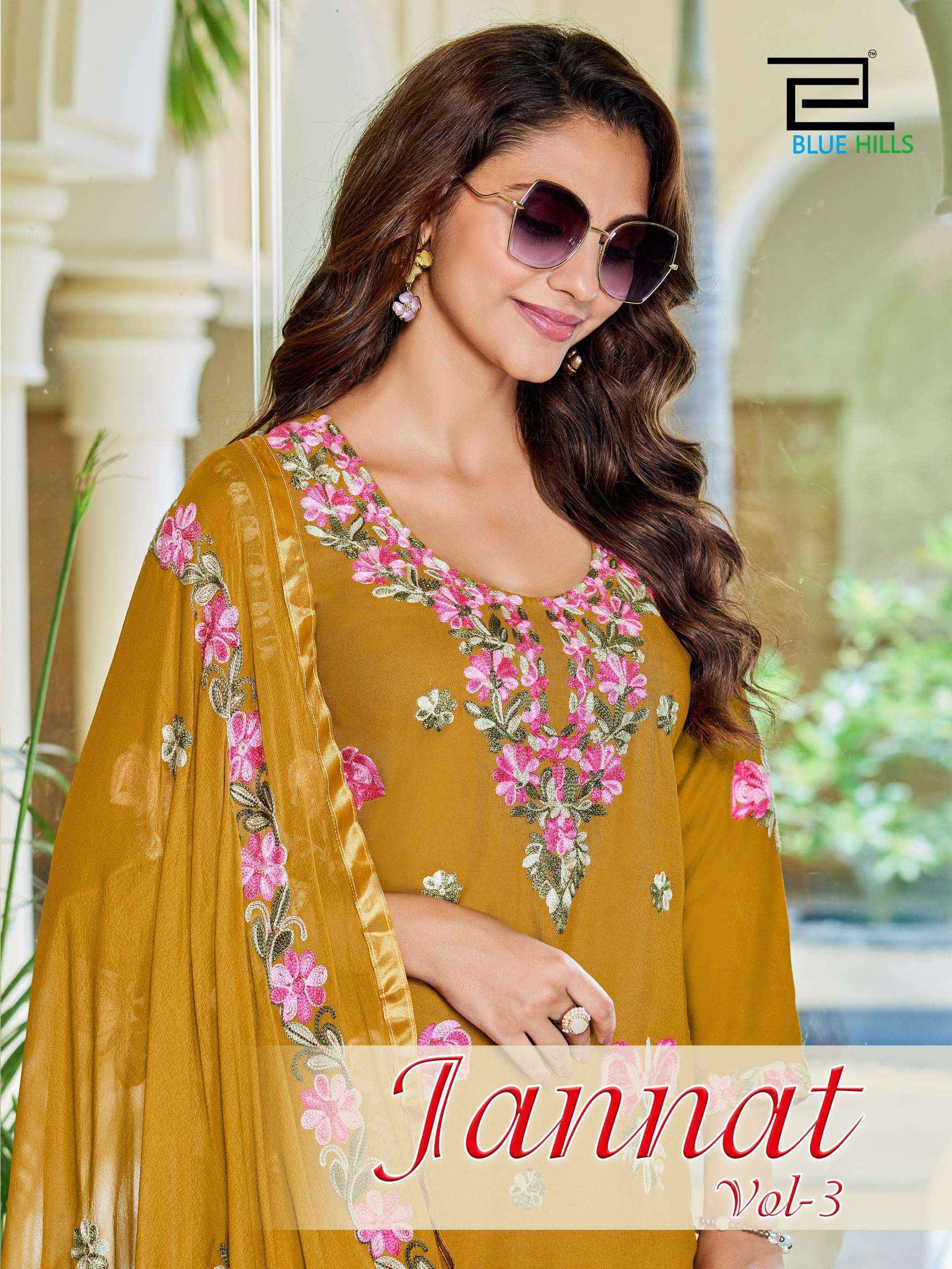 Blue Hills Jannat Vol 3 Rayon Kurti Combo 4 pcs Catalogue