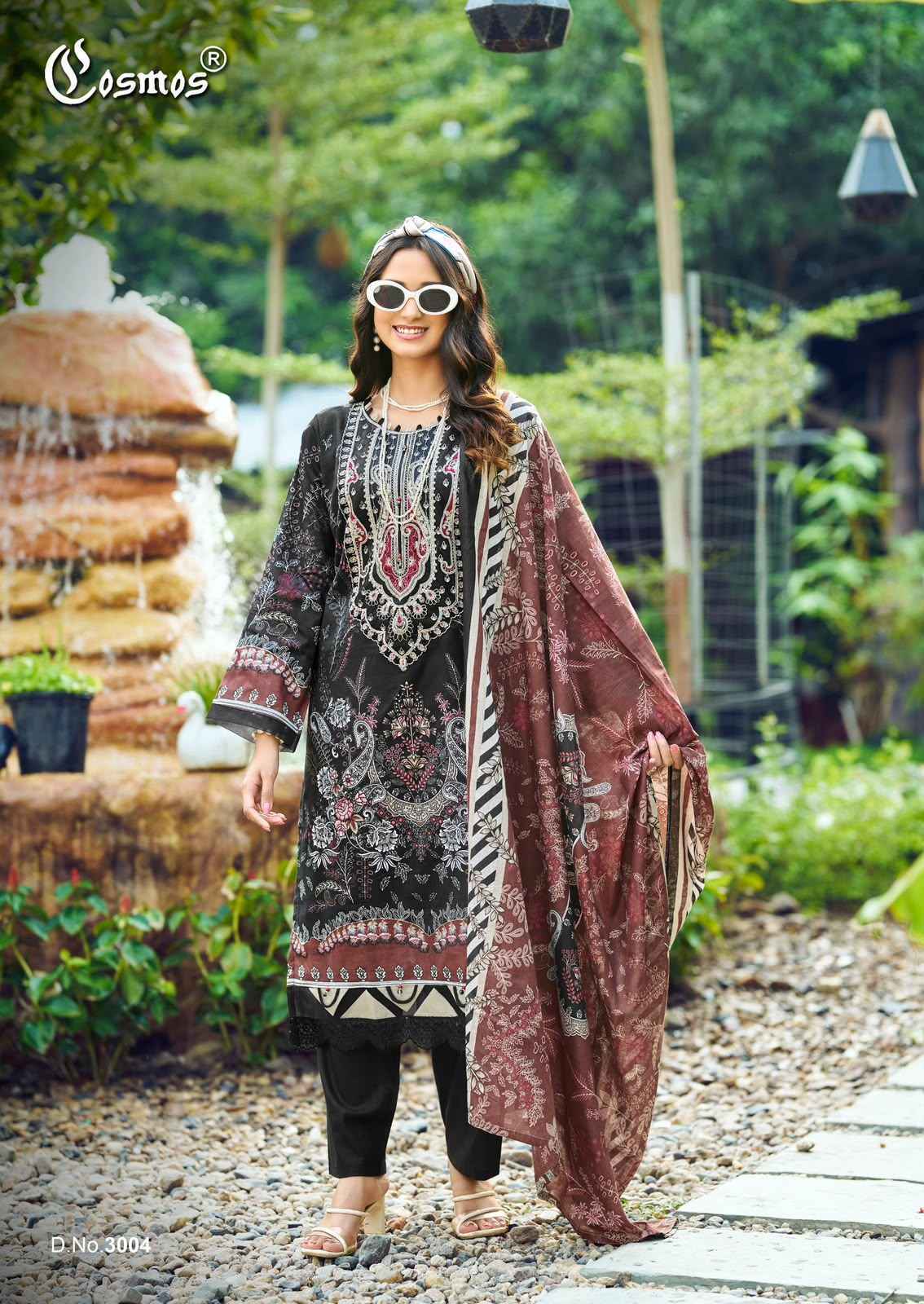 Cosmos Jazmin Vol-3 Lawn Cotton Dress Material (6 pcs Catalogue)