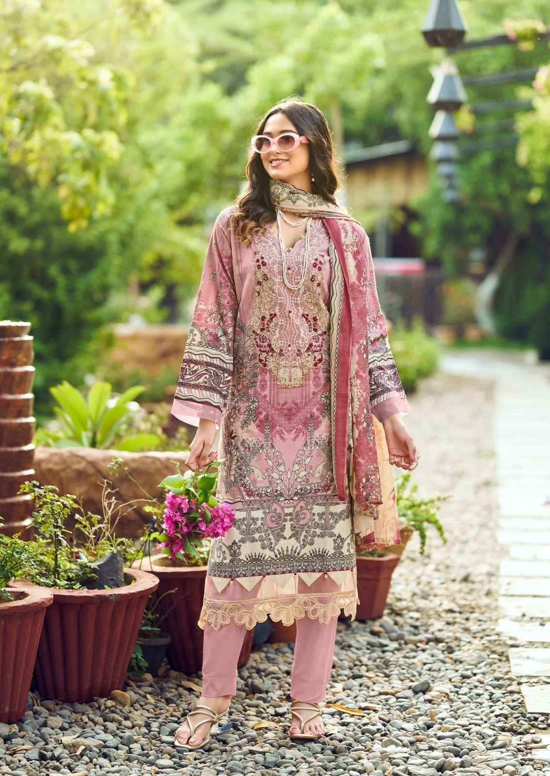Cosmos Jazmin Vol-3 Lawn Cotton Dress Material (6 pcs Catalogue)
