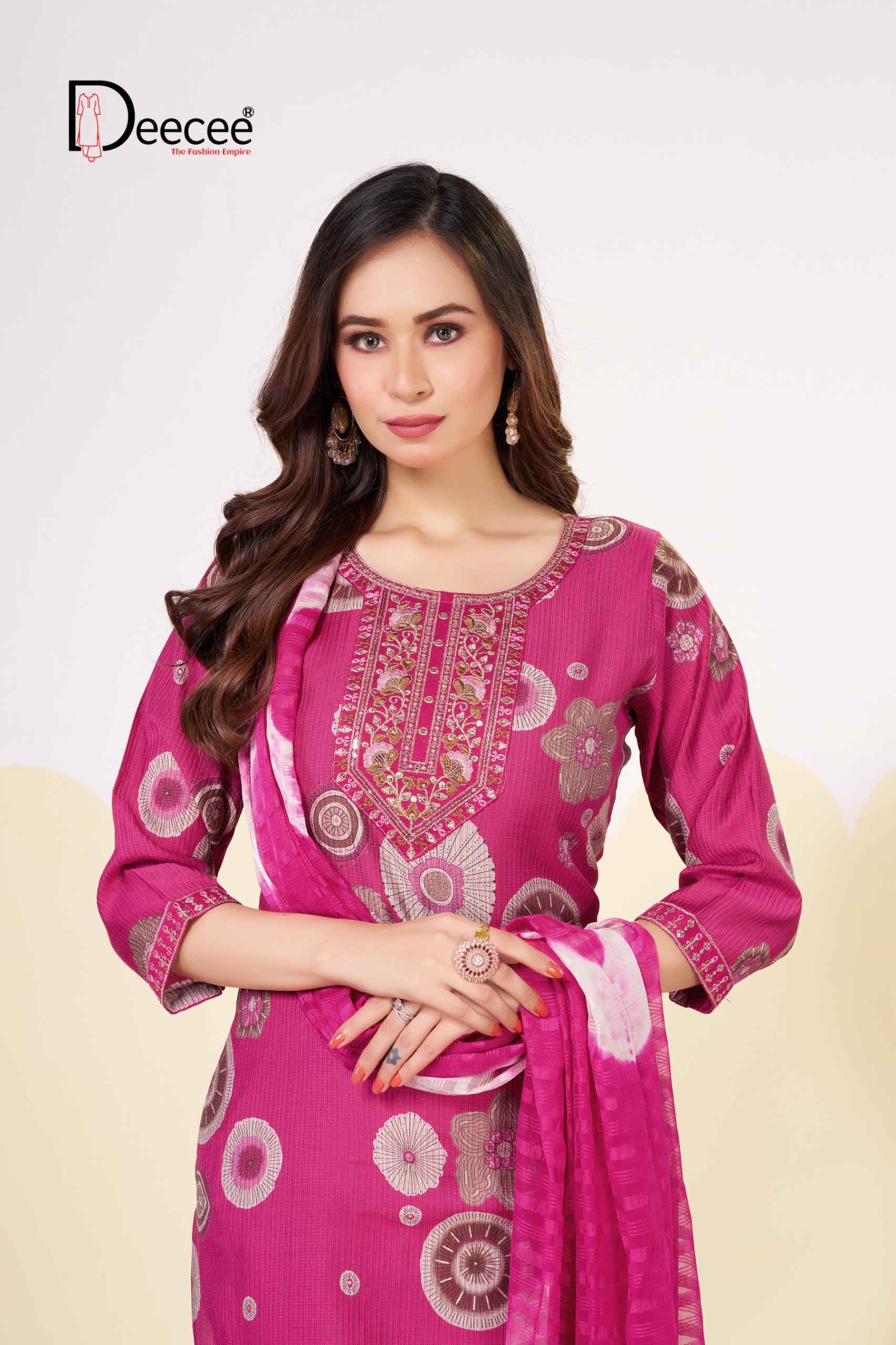 Deecee Melody Barlin Kurti Combo 6 Pc Catalog
