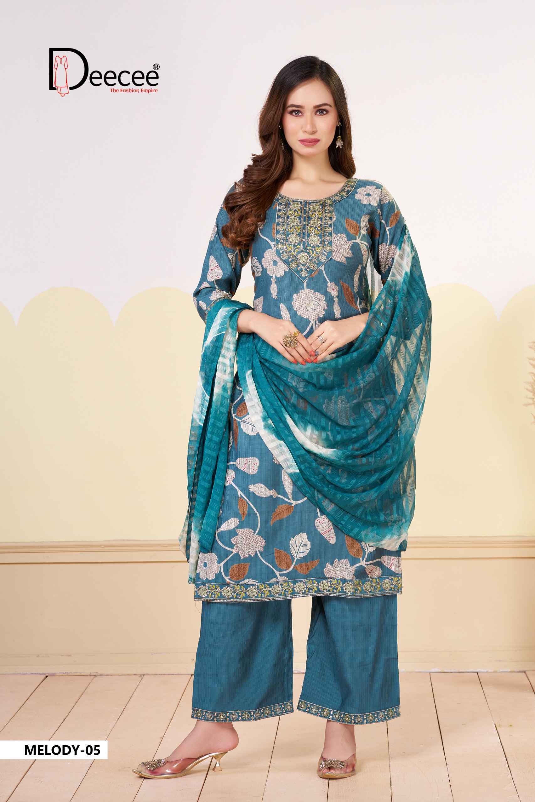Deecee Melody Barlin Kurti Combo 6 Pc Catalog