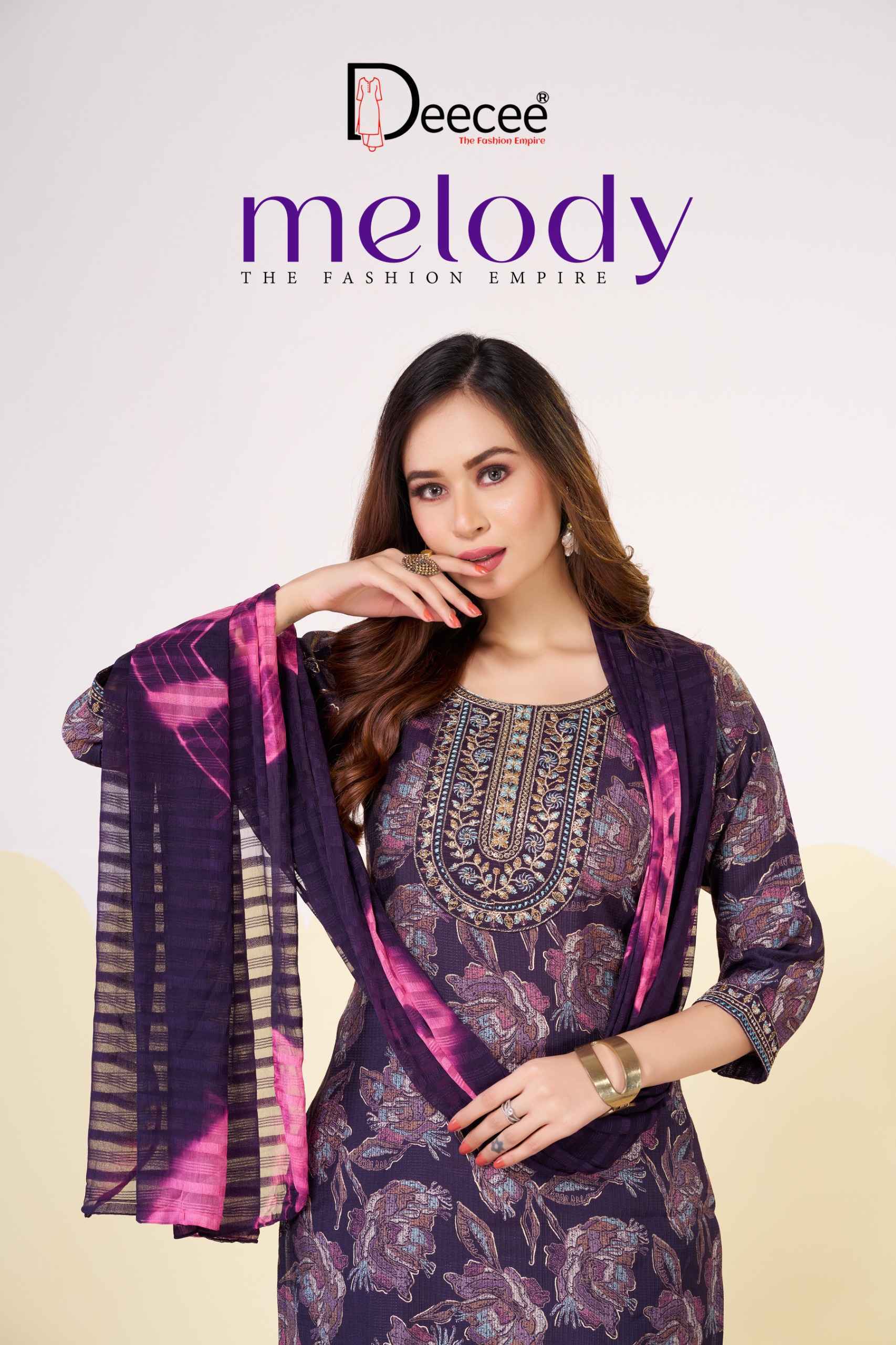 Deecee Melody Barlin Kurti Combo 6 Pc Catalog
