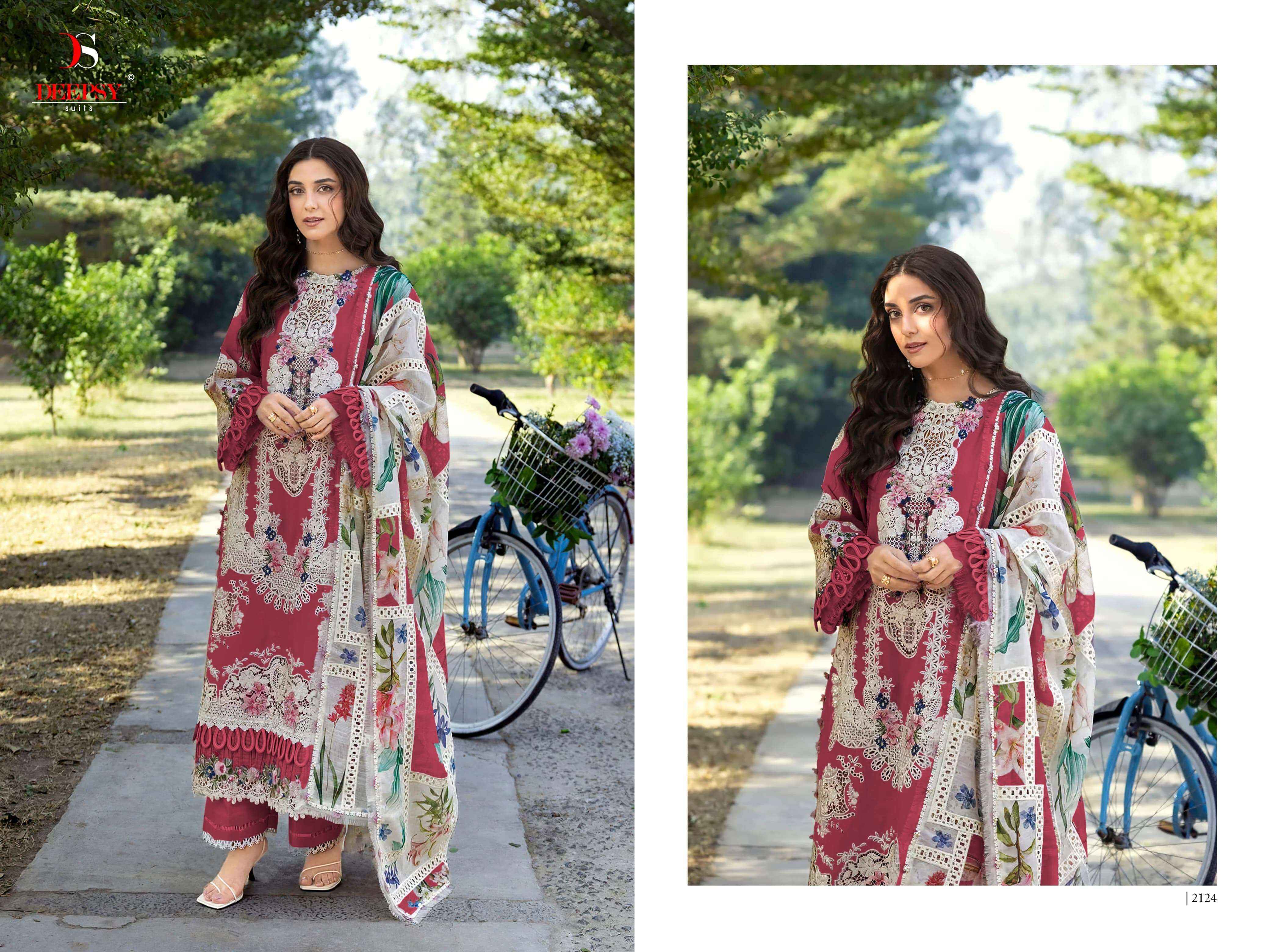 Deepsy Elaf Premium Vol-8 Cotton Dress Material (6 pcs Catalogue)