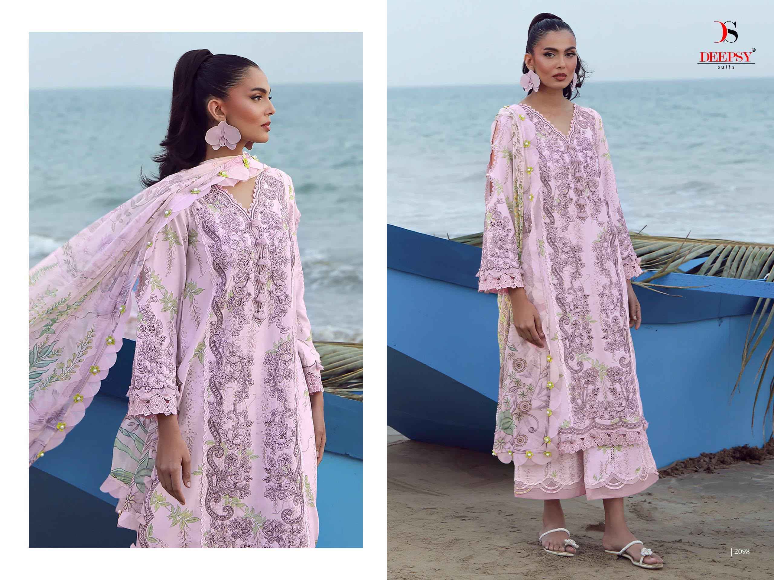 Deepsy Jade Flora Premium Vol-2 Cotton Dress Material (8 pcs Catalogue)