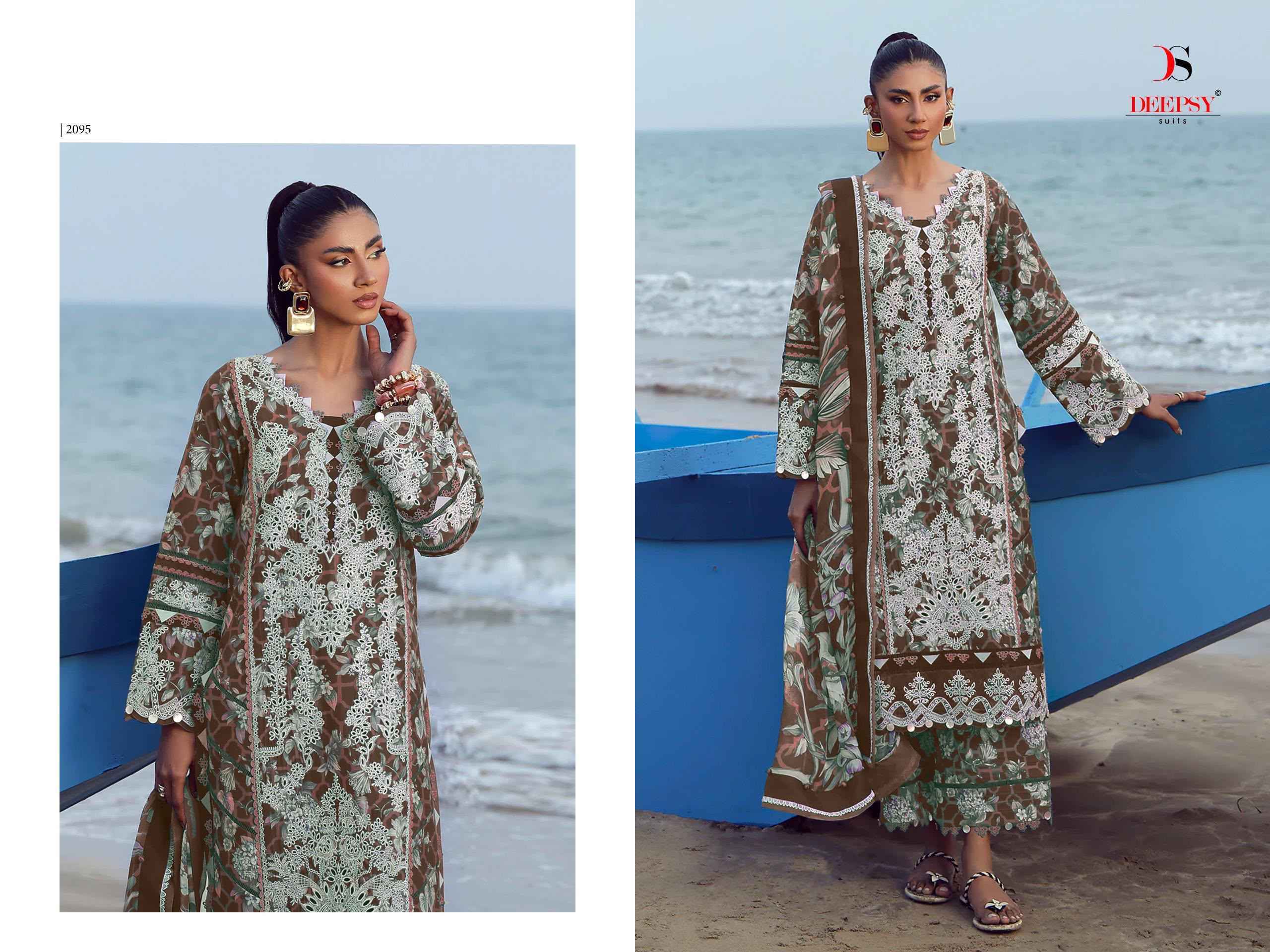 Deepsy Jade Flora Premium Vol-2 Cotton Dress Material (8 pcs Catalogue)