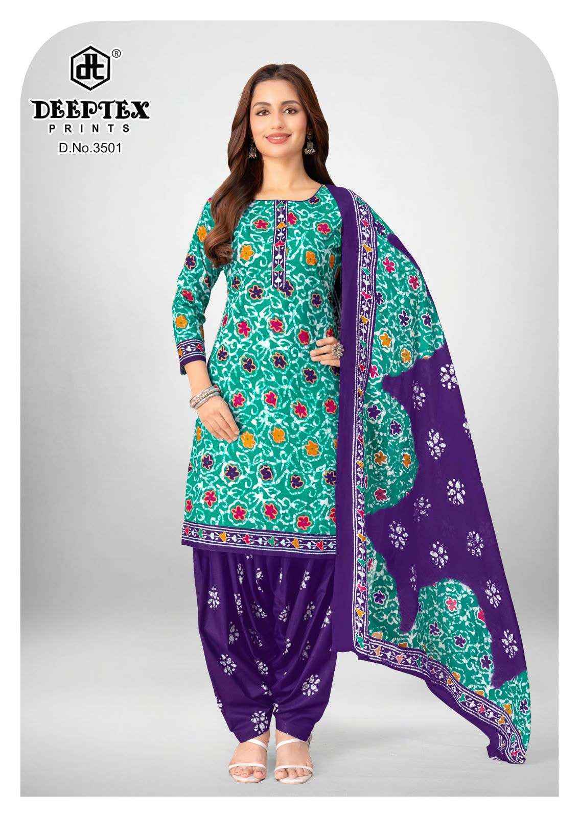 Deeptex Batik Plus Vol-35 Cotton Dress Material (10 pcs Catalogue)