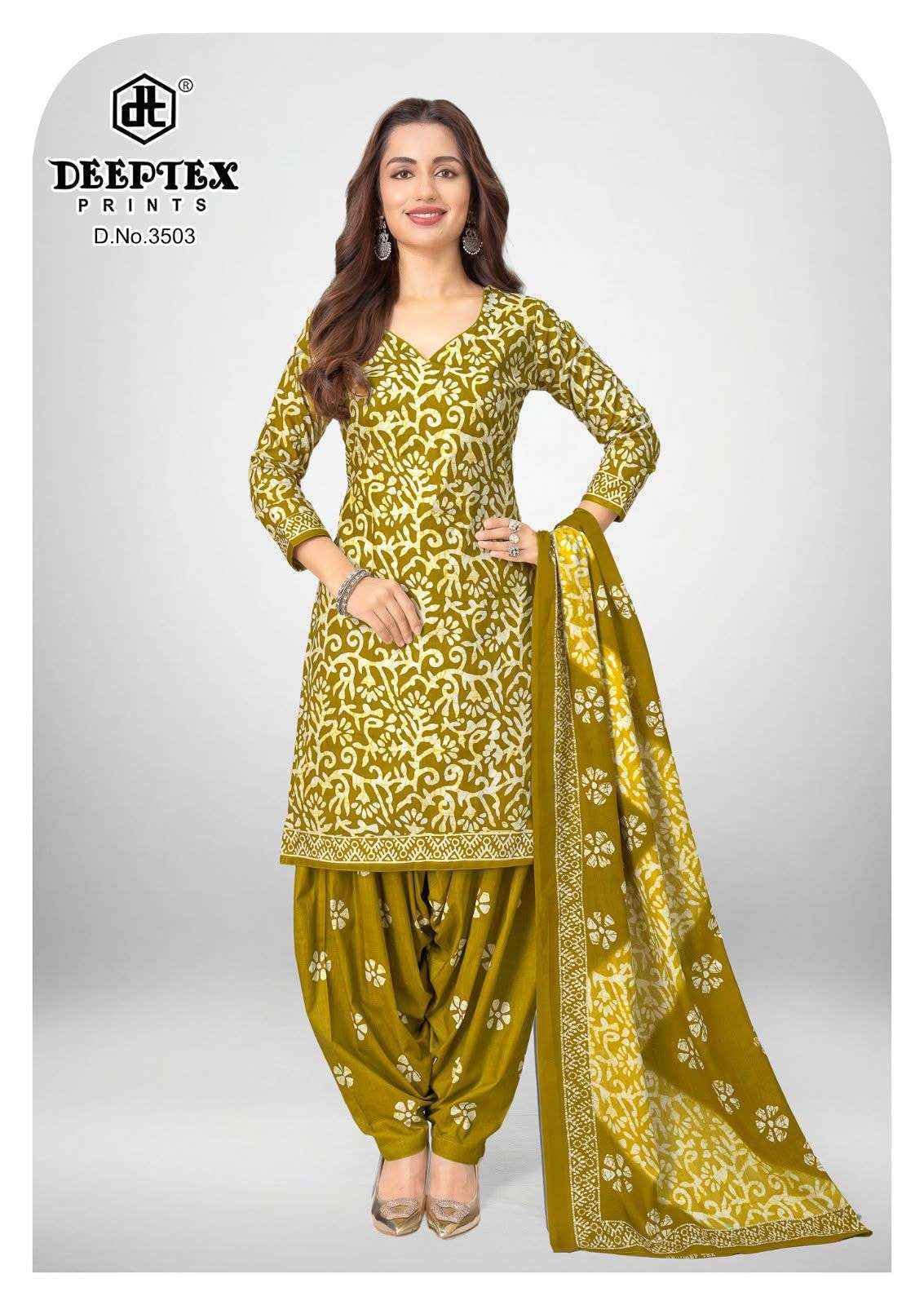 Deeptex Batik Plus Vol-35 Cotton Dress Material (10 pcs Catalogue)