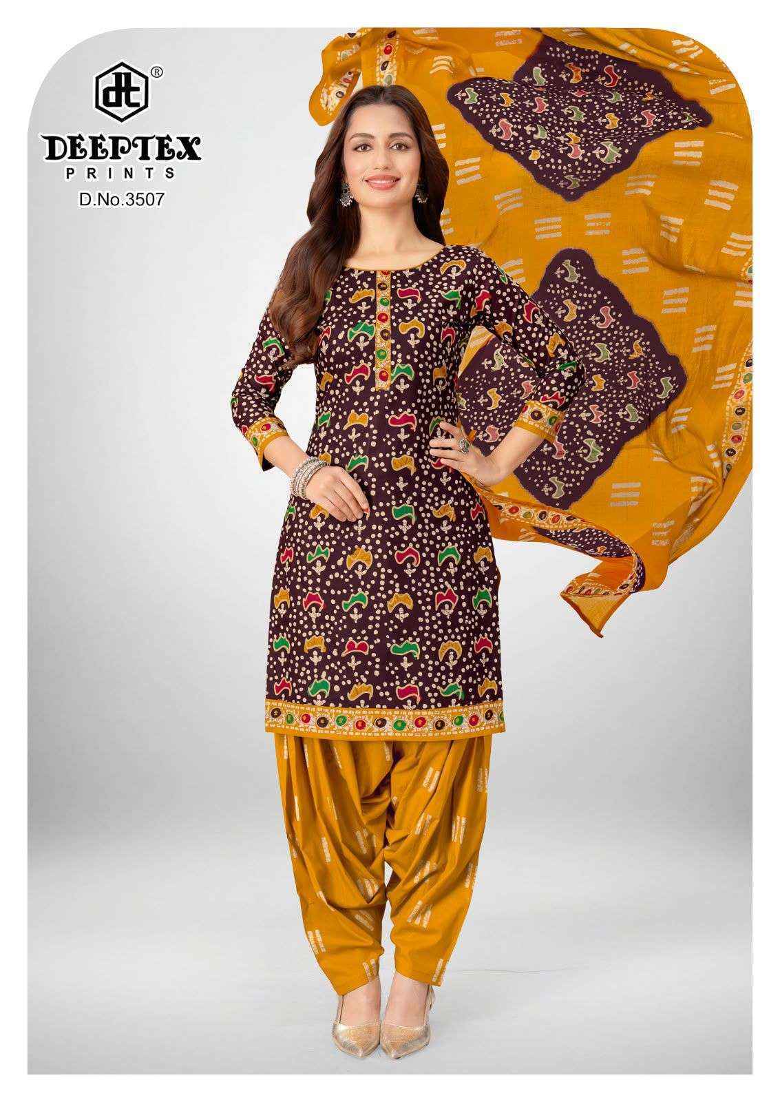 Deeptex Batik Plus Vol-35 Cotton Dress Material (10 pcs Catalogue)