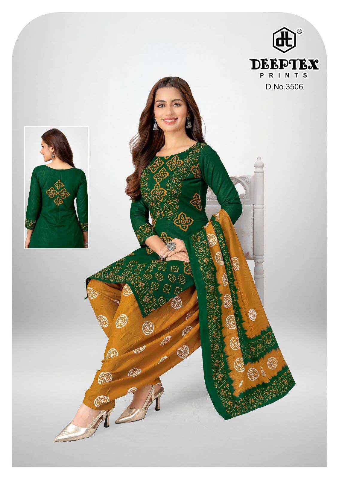Deeptex Batik Plus Vol-35 Cotton Dress Material (10 pcs Catalogue)