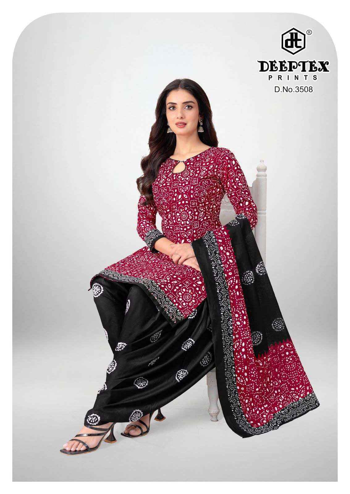 Deeptex Batik Plus Vol-35 Cotton Dress Material (10 pcs Catalogue)