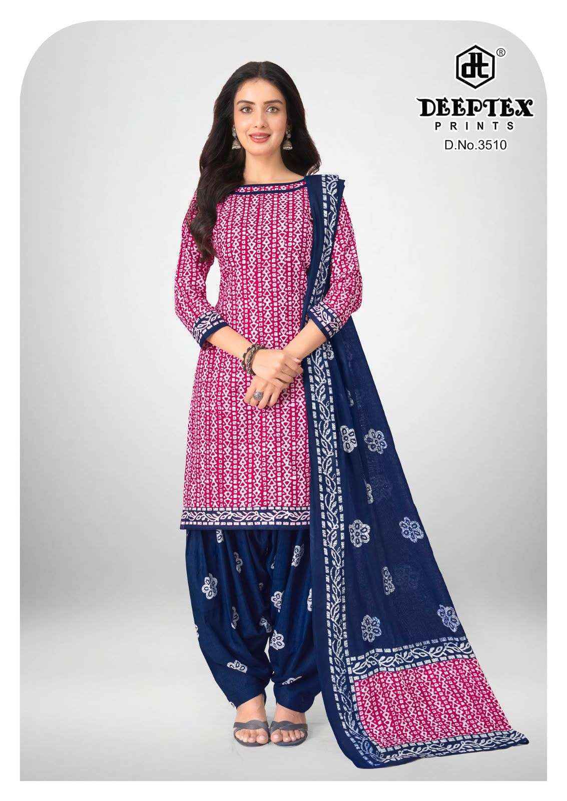 Deeptex Batik Plus Vol-35 Cotton Dress Material (10 pcs Catalogue)