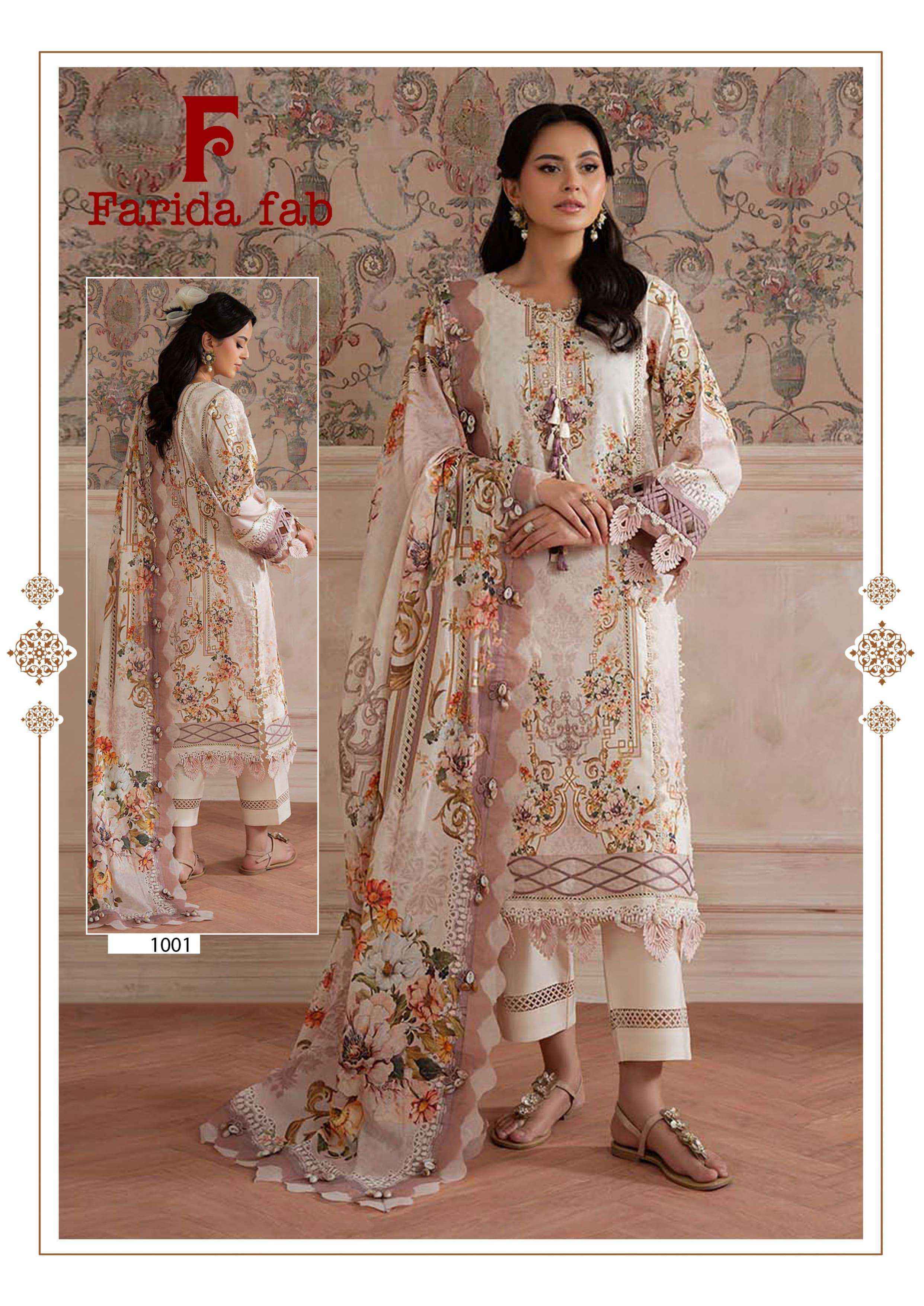 Farida Fab Julfat Vol-11 Readymade Cotton Dress (6 pcs Catalogue)
